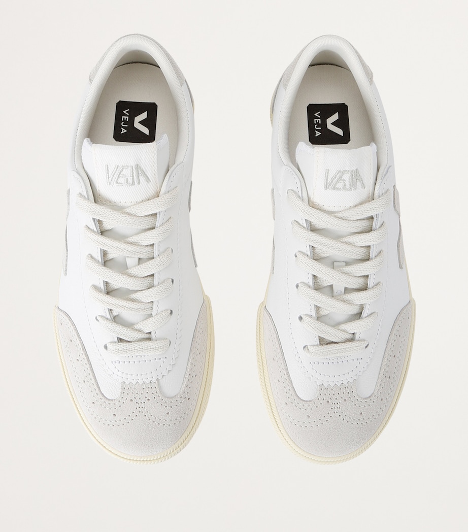 Leather Volley Sneakers WHITE Image 6