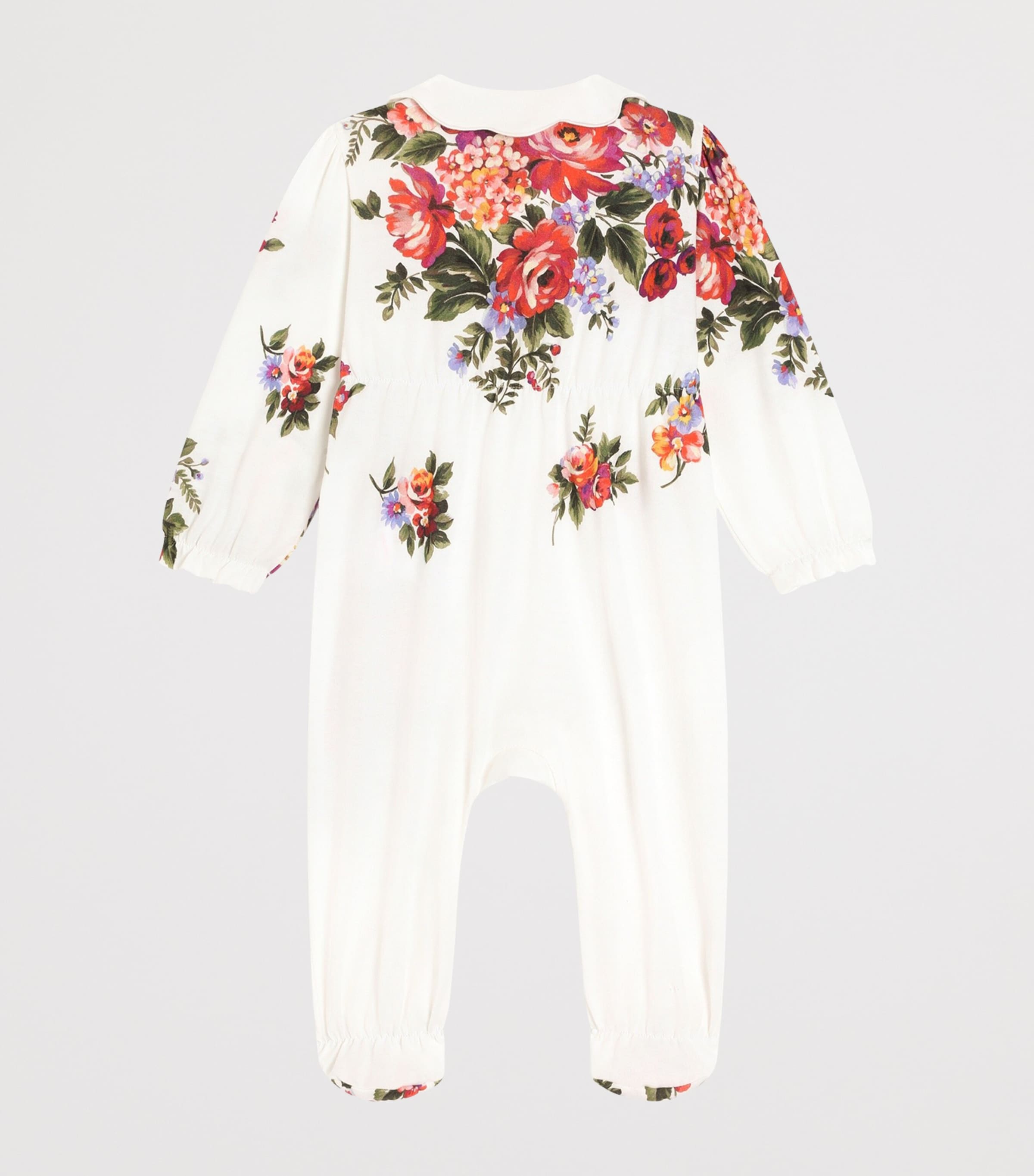 Dolce&Gabbana Kids Floral All-in-One, Headband and Bib Set (0-24 Months) Mazz.fiori F.bi Image 3