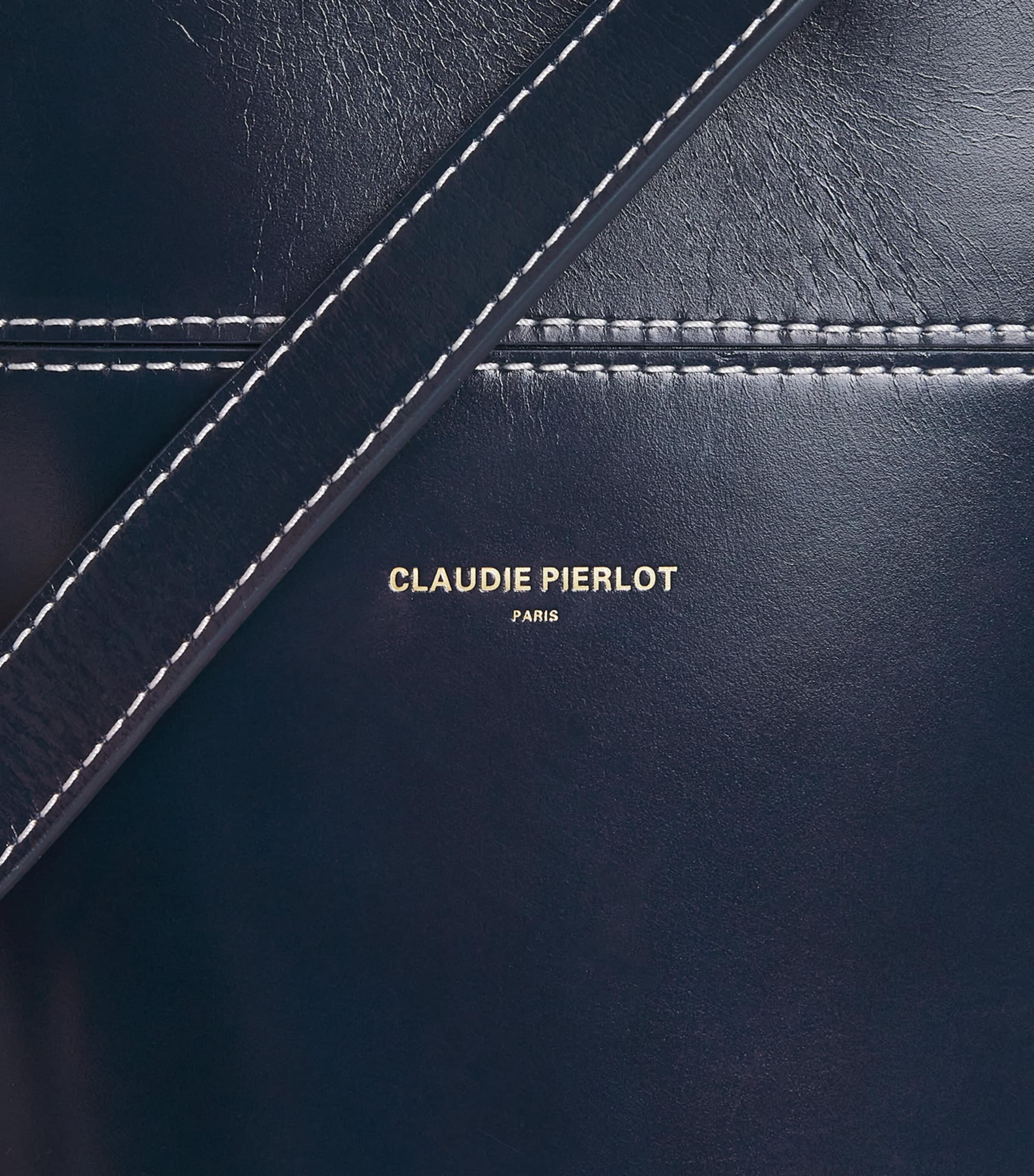 Calfskin Bucket Bag NAVY Image 4