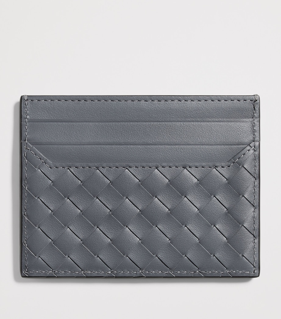 Bottega Veneta Leather Intrecciato Card Holder Image 2