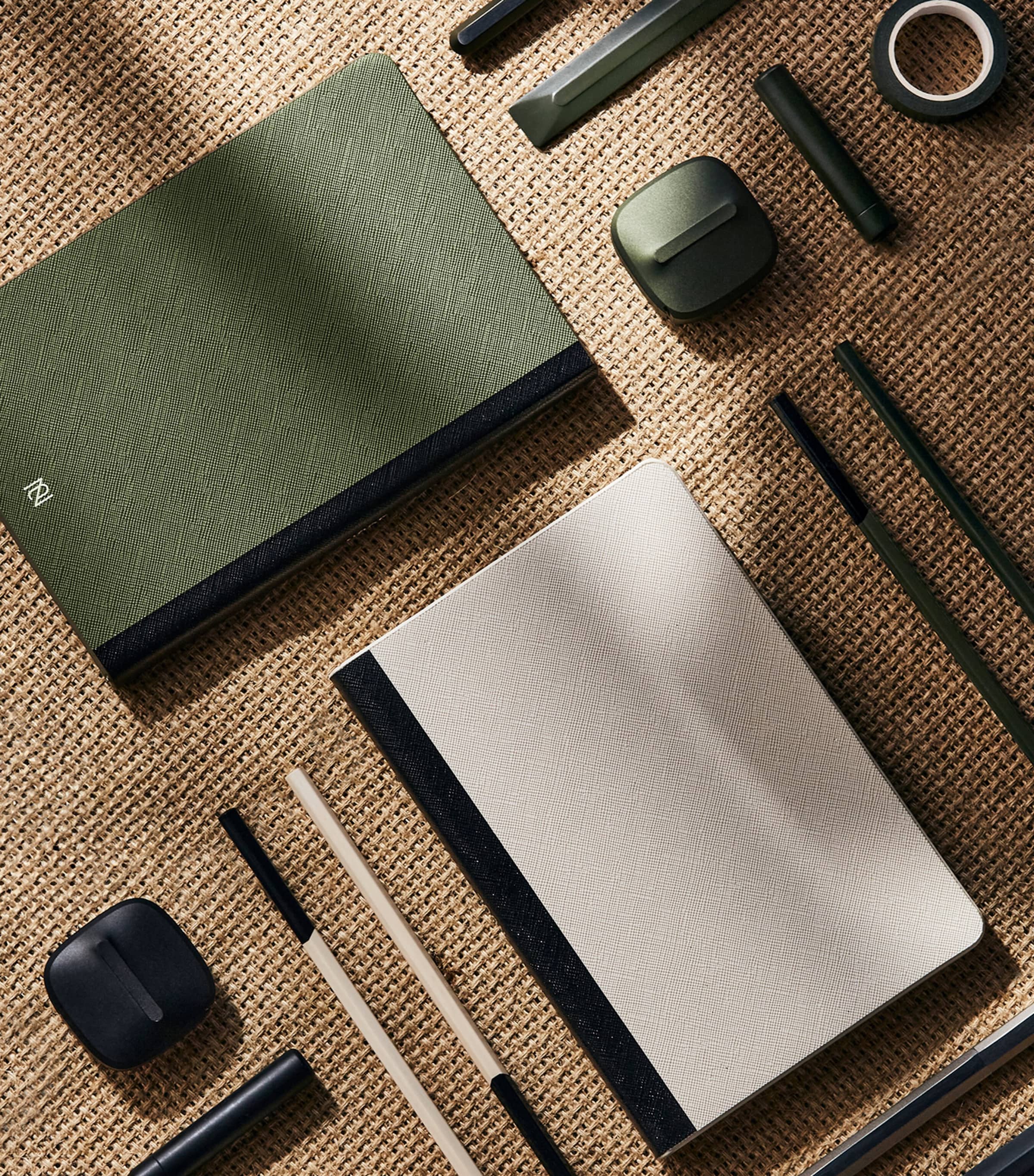 Bento Jot 3-Layer Stationary Storage Box GREEN Image 8