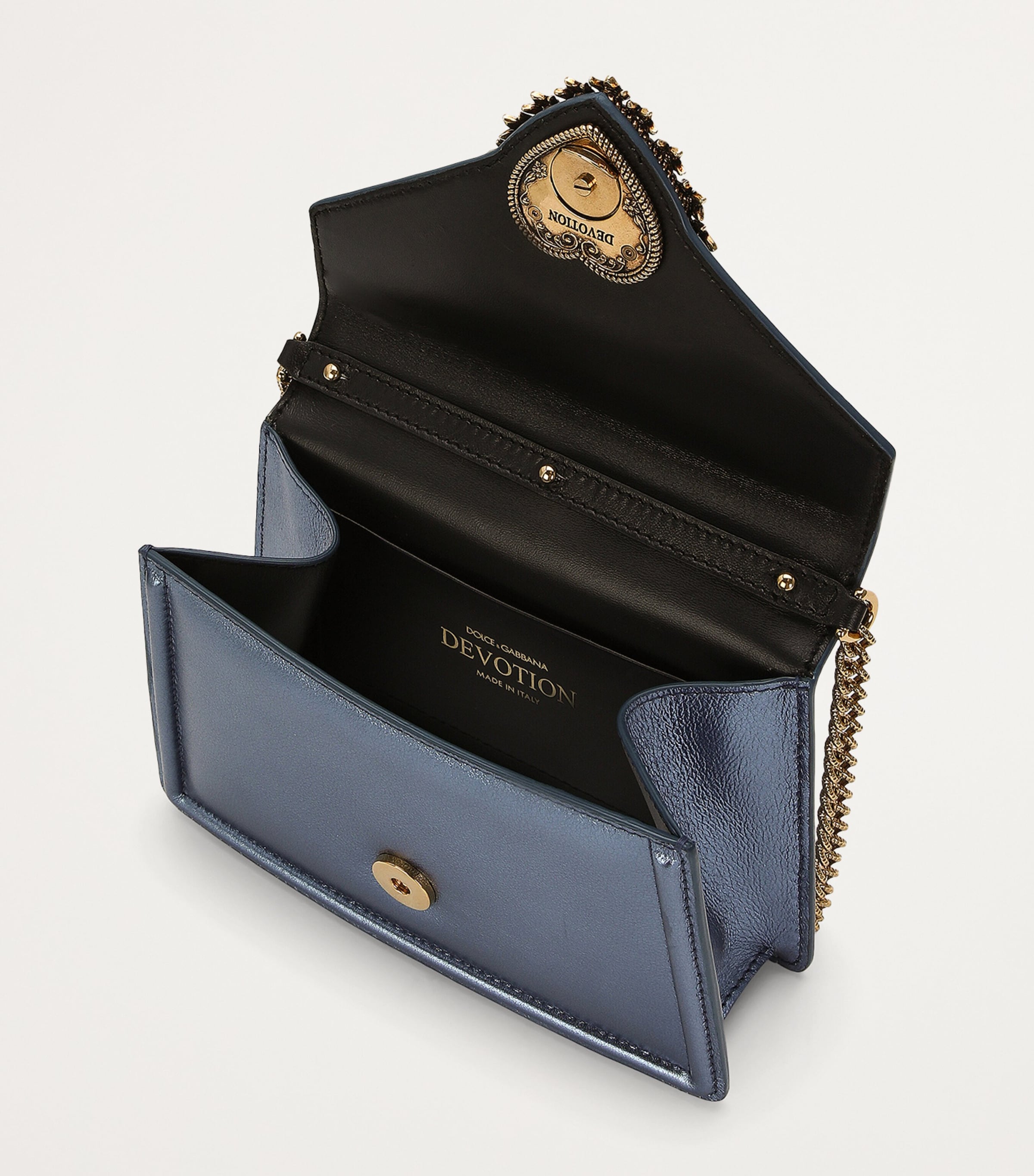 Dolce & Gabbana Small Leather Devotion Top-Handle Bag Dolce & Gabbana Small Leather Devotion Top-Handle Bag