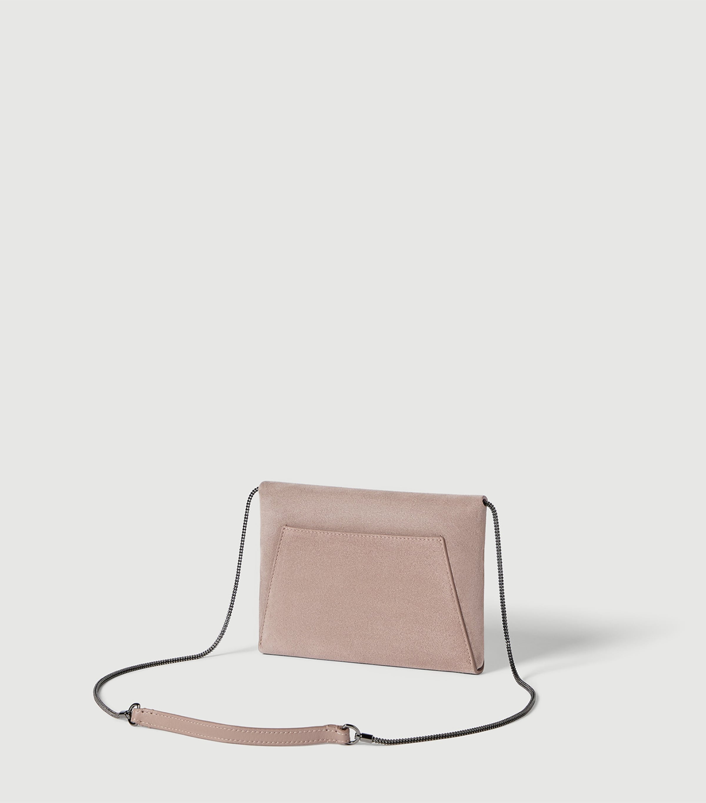 Brunello Cucinelli Suede Clutch Bag Image 4