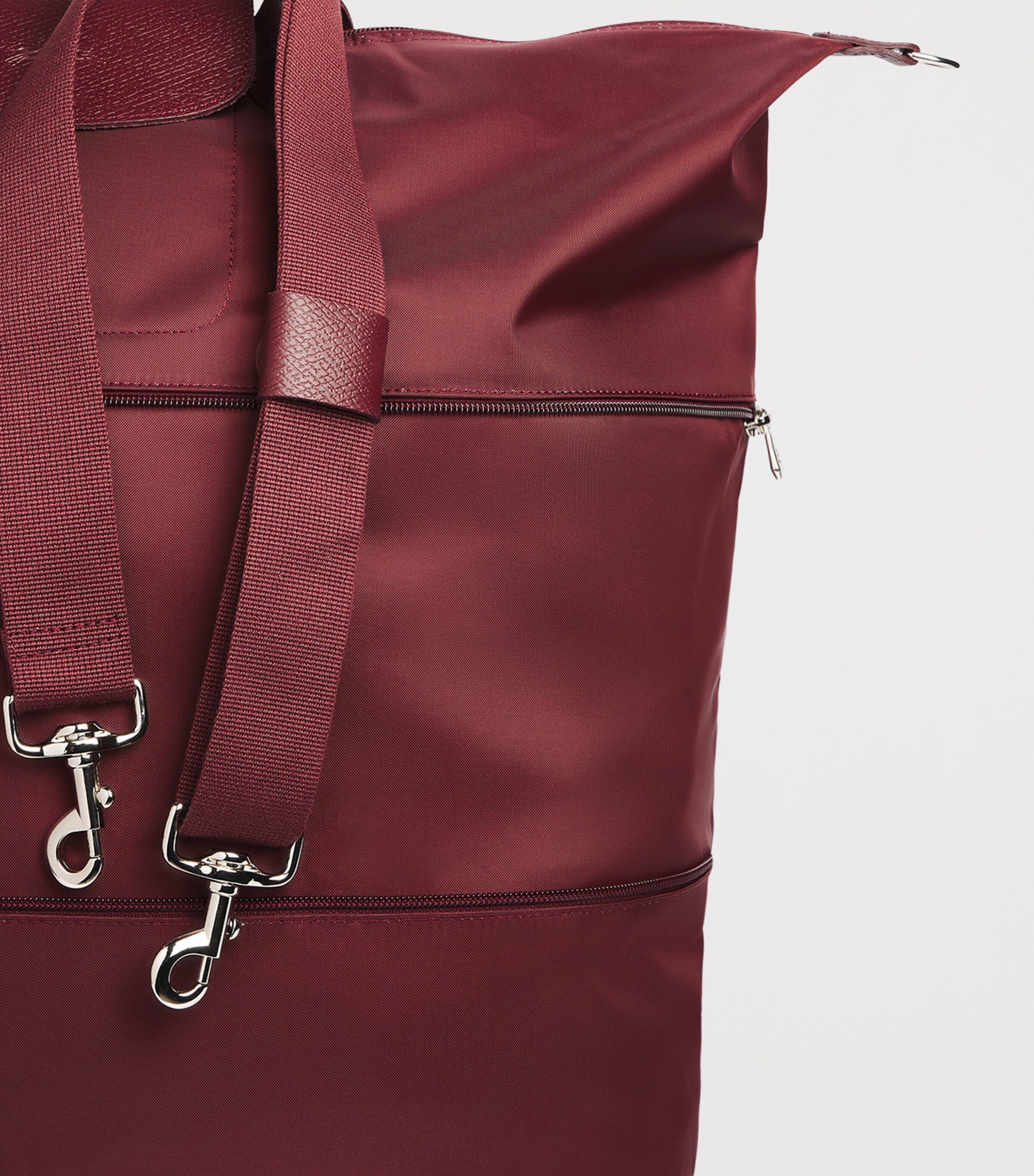 Longchamp Expandable Le Pliage Original Travel Bag Bordeaux Image 6