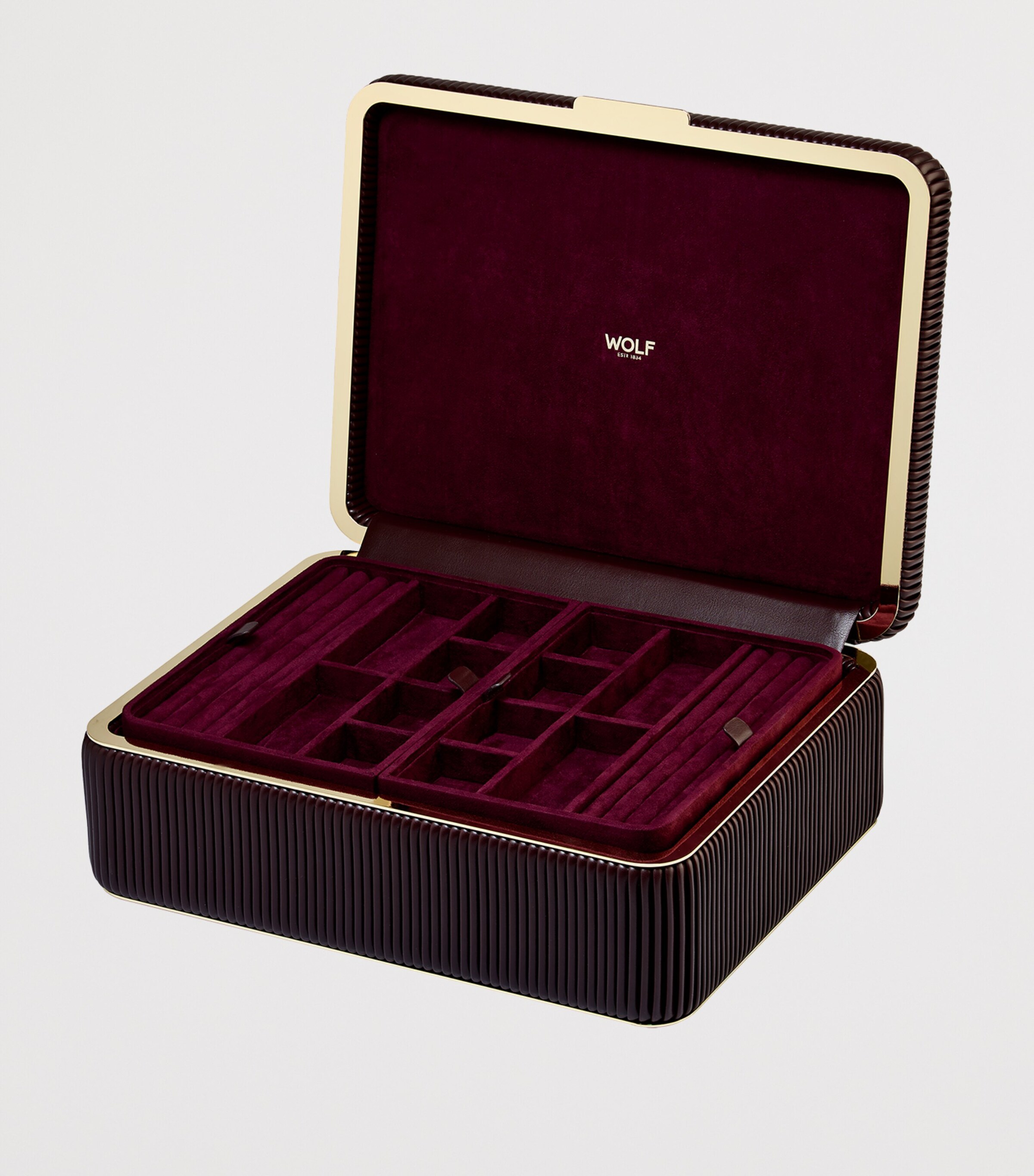 Large Bella Jewellery Box BORDEAUX Image 3