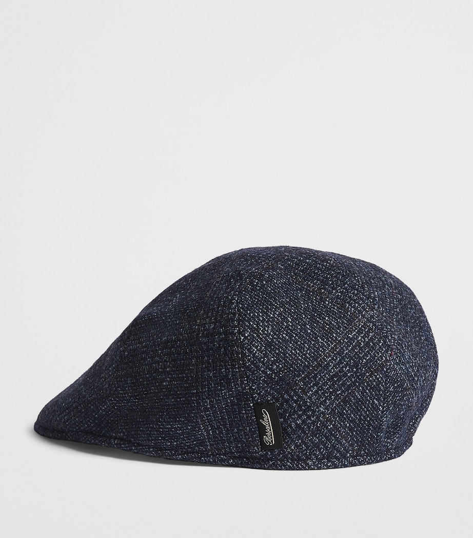 Wool-Blend Parigi Duckbill Flat Cap PRINCIPE 254B Image 3