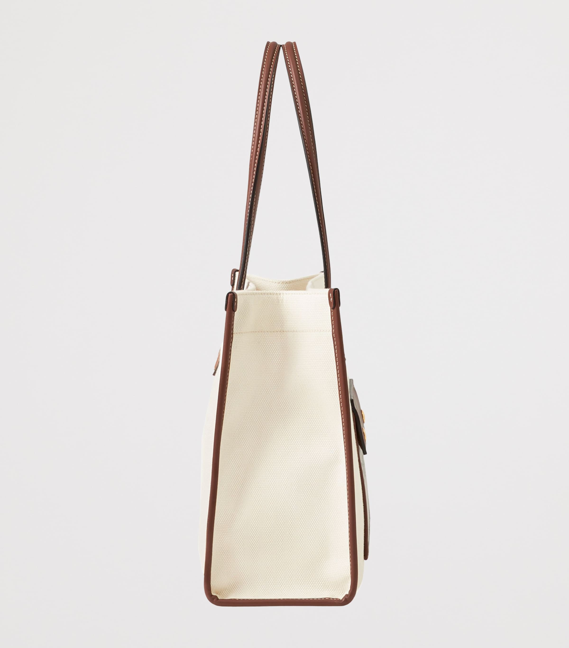 Medium Canvas Freya Tote Bag NATURAL/TAN Image 4