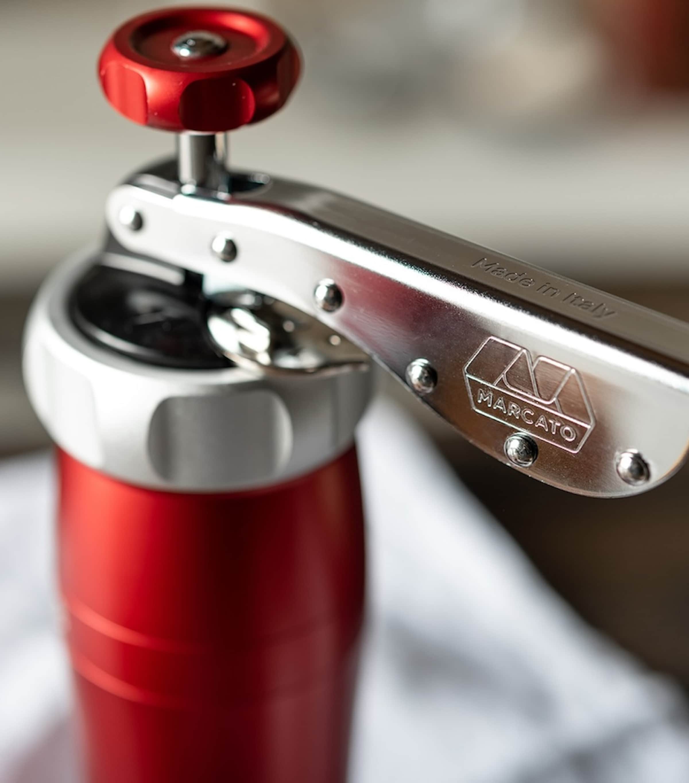Marcato Aluminium Cookie Press Red Image 3