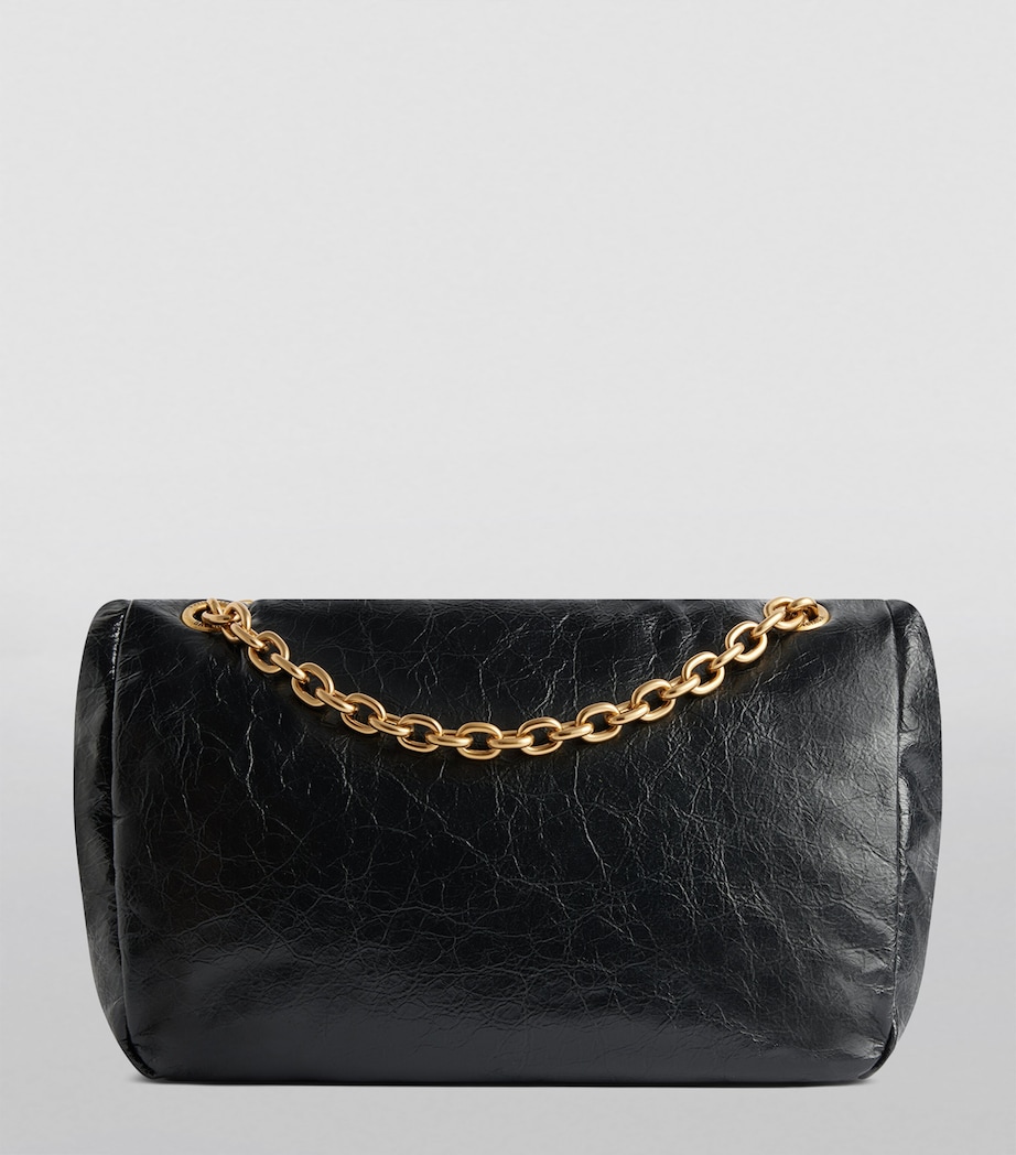 Balenciaga Small Leather Monaco Shoulder Bag Image 4