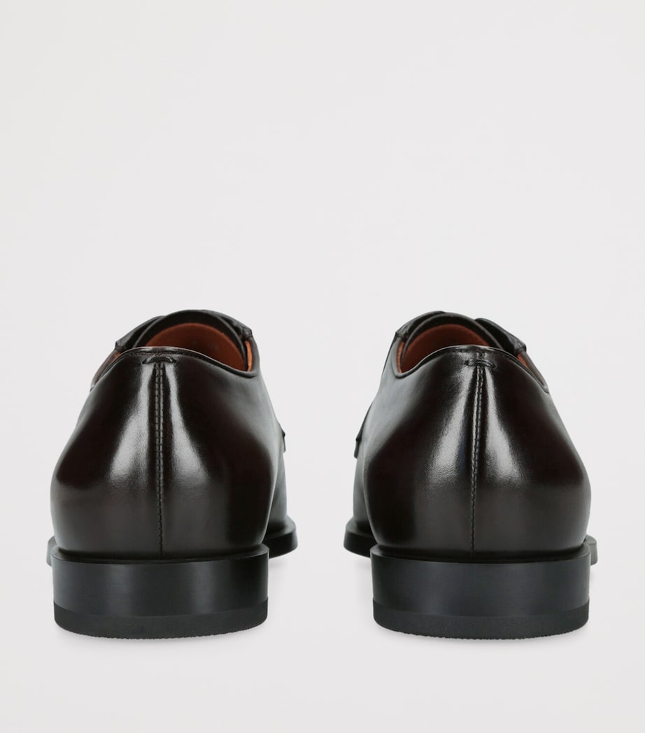 Leather Classic Flex Derby Shoes DARK BROWN Image 2