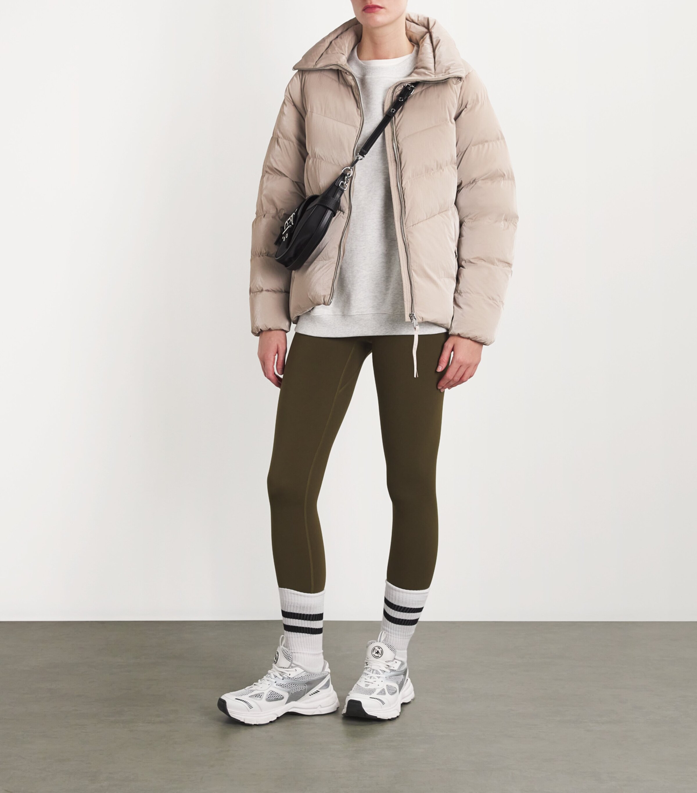 Nylon Down Alena Jacket CINDER SHIMMER Image 2