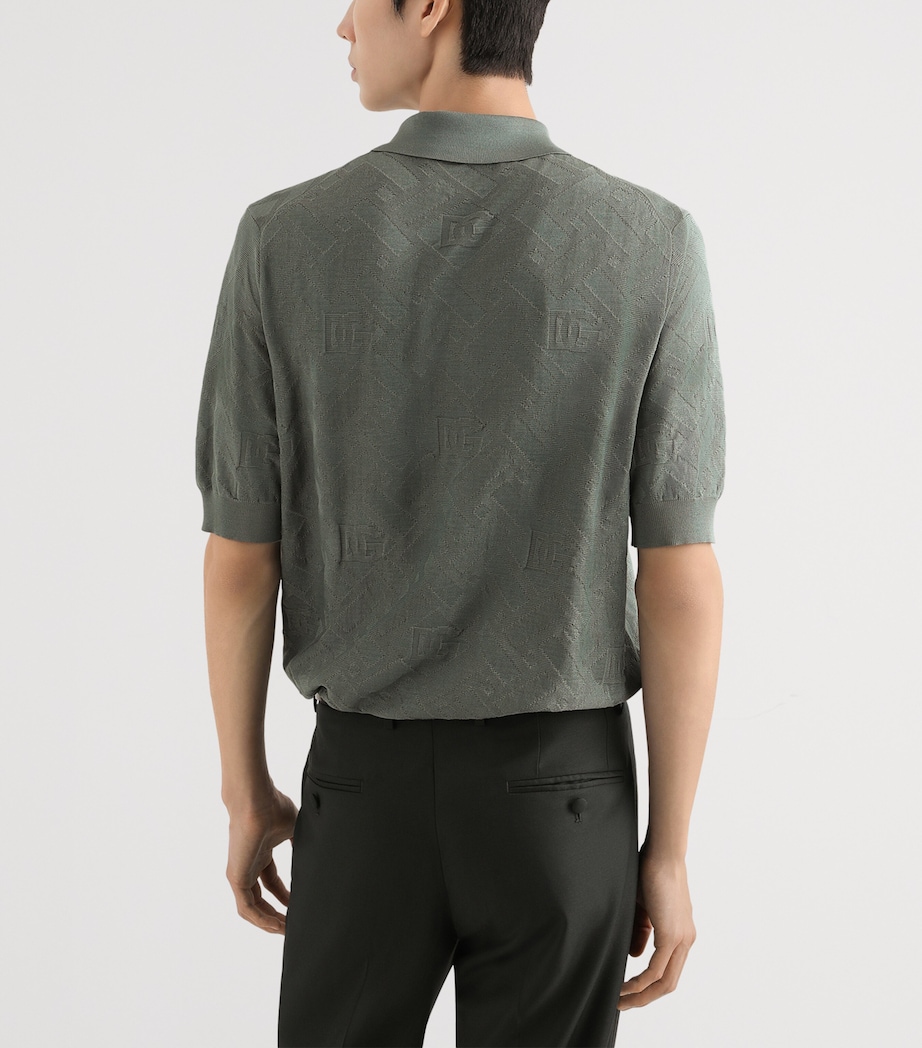 Silk Polo Shirt N4085-QUARTZ GR Image 5