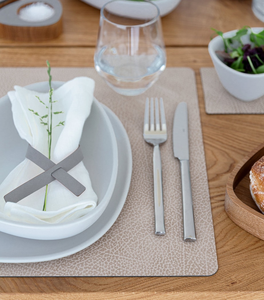 Hippo Square Placemats (Set of 4) SAND Image 4