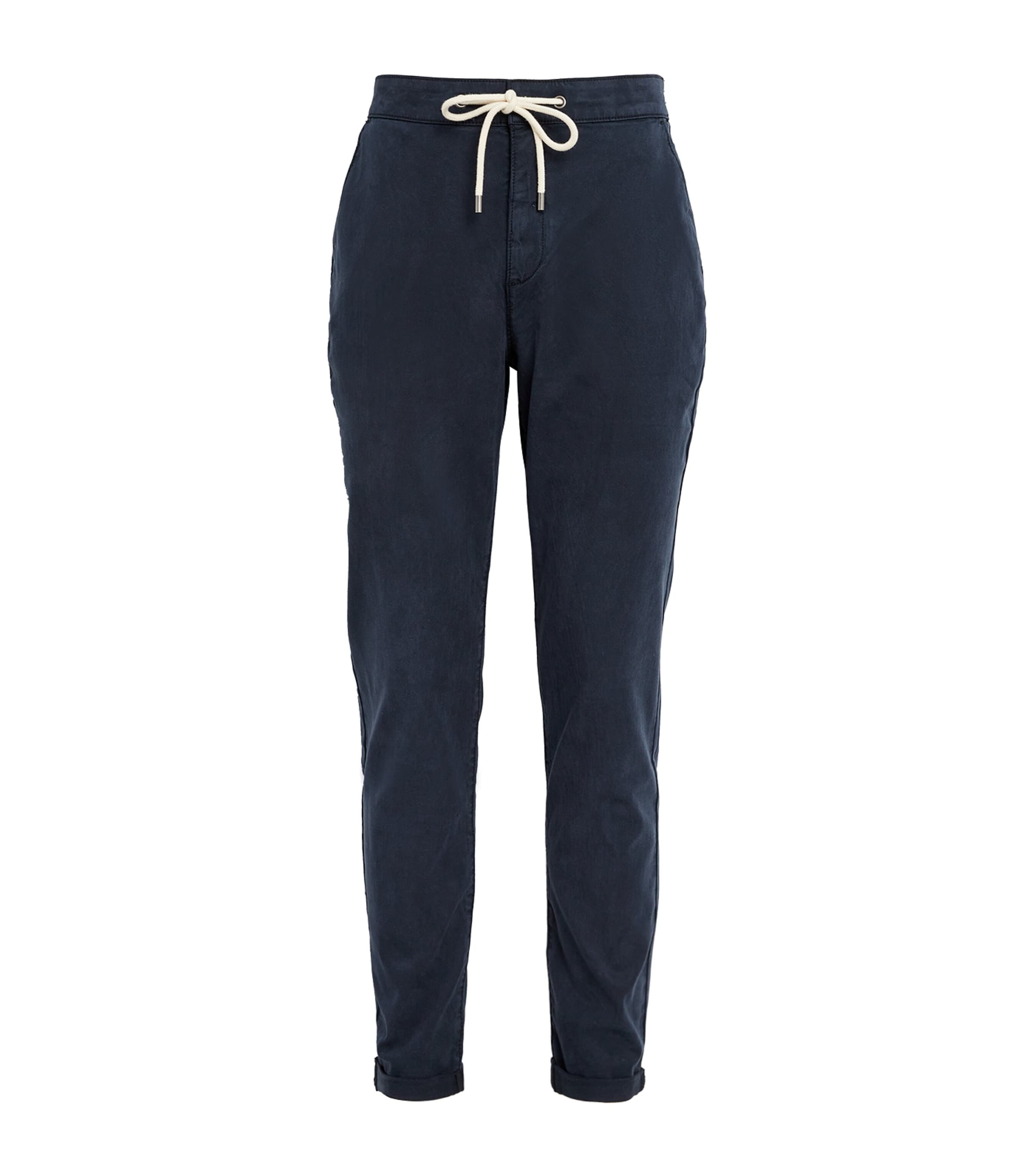 Paige Drawstring Fraser Chinos In Navy