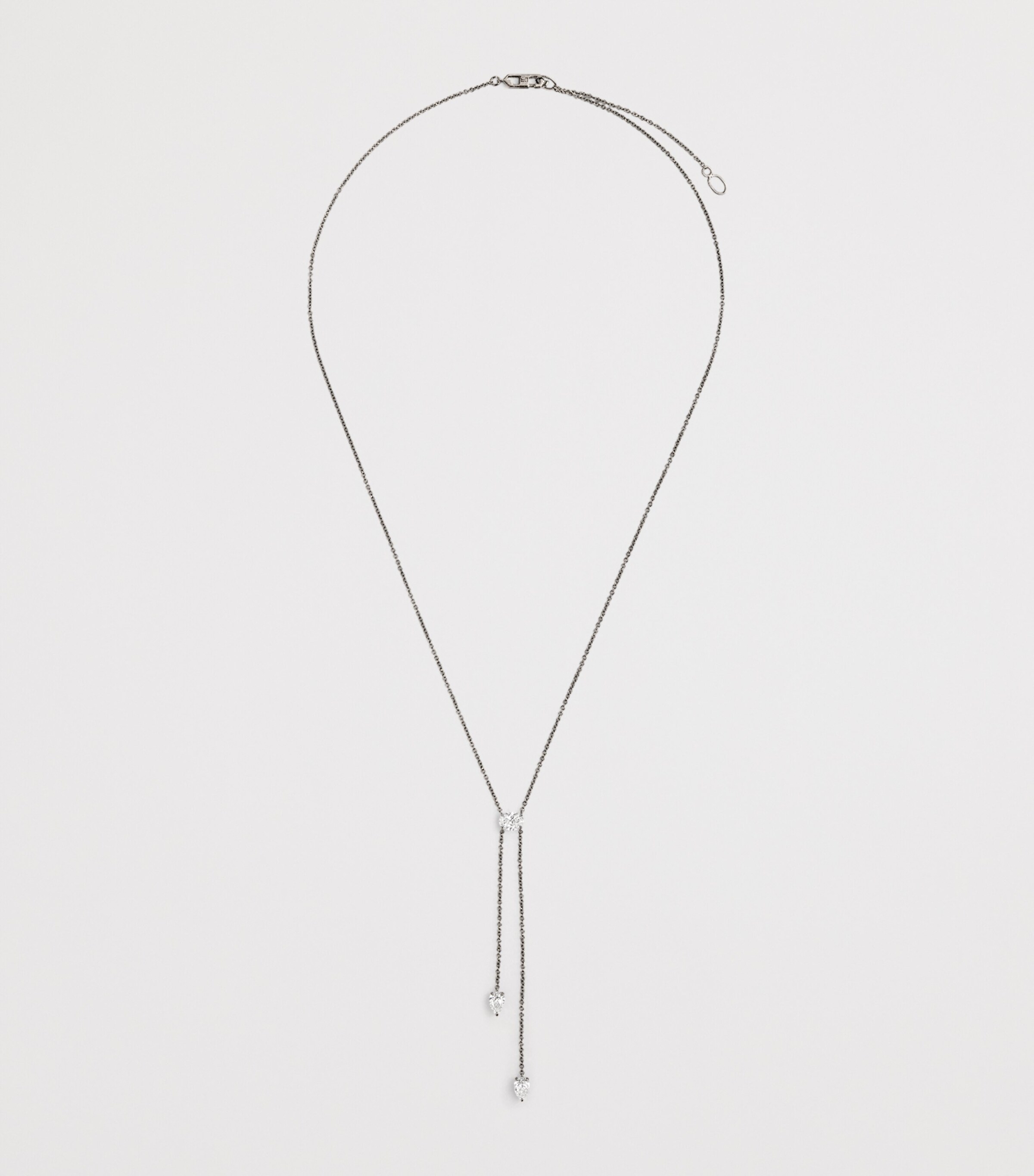 Eva Fehren Blackened White Gold and Diamond Boa Necklace Black Gold Image 3