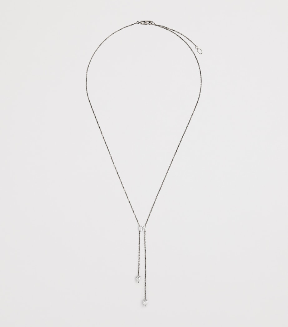 Eva Fehren Blackened White Gold and Diamond Boa Necklace Black Gold Image 3