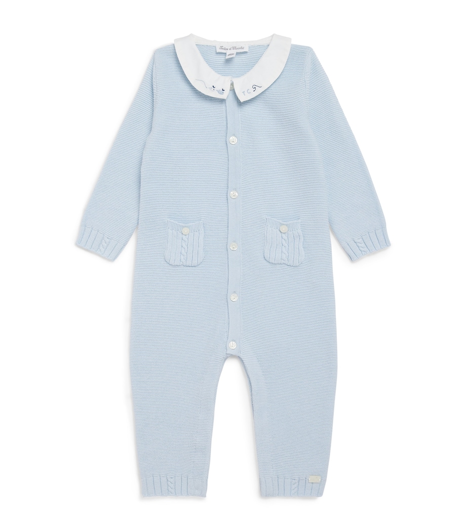 Cotton Button-Up Playsuit (0-24 Months) CIEL Image 1
