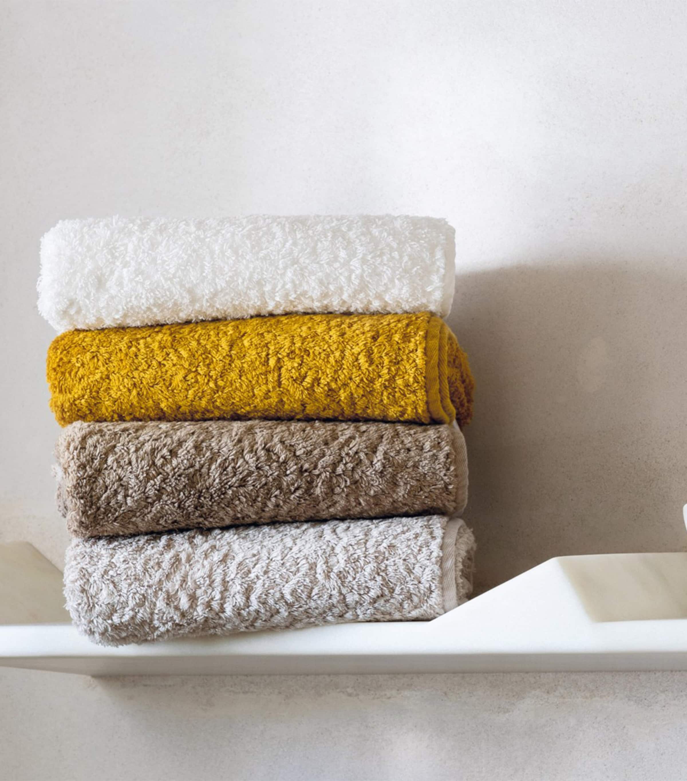 GRACCIOZA Portobello Bath Sheet (95cm x 150cm) White Image 6