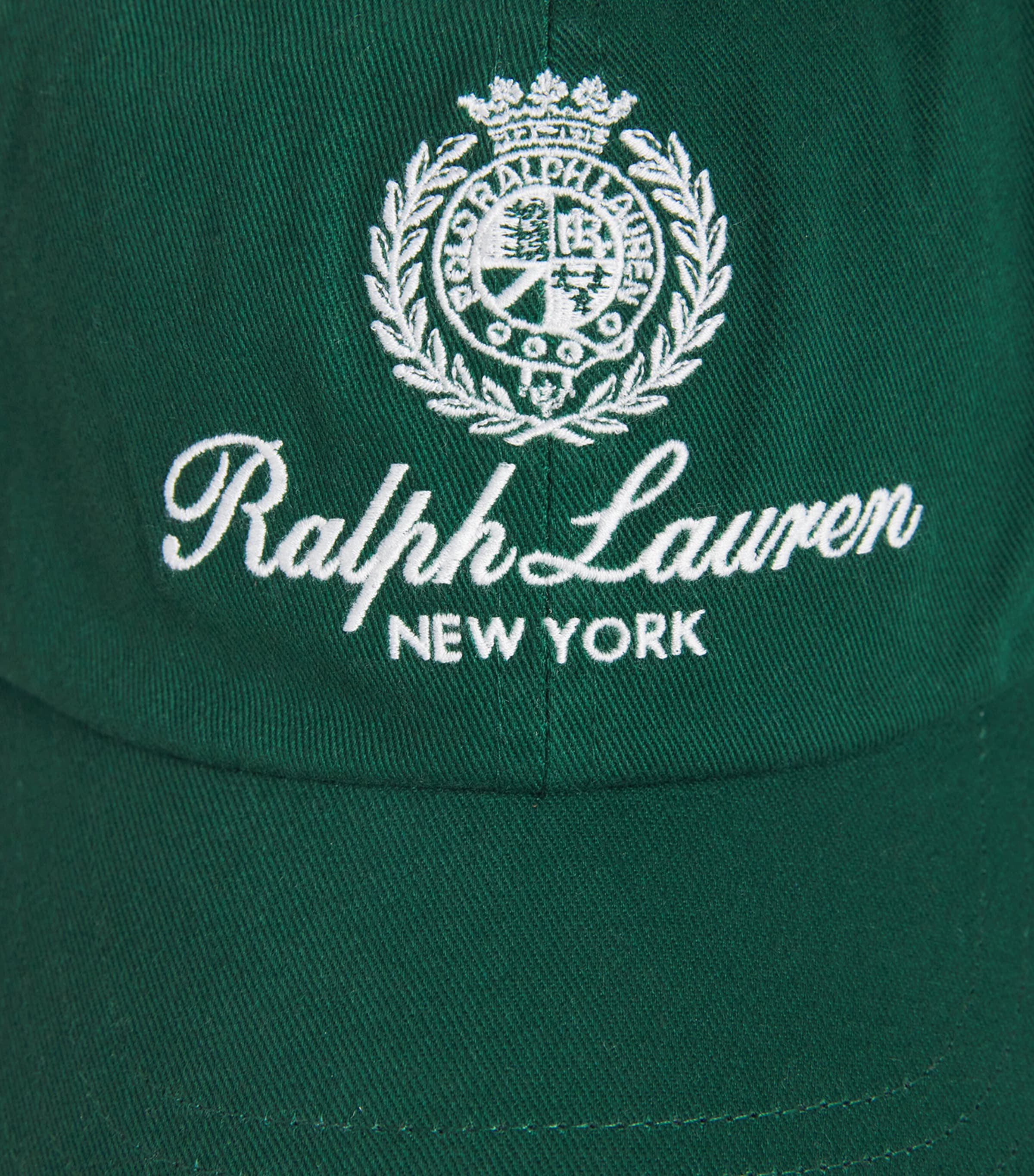 Polo Ralph Lauren Embroidered Crest Cap New Forest Image 4