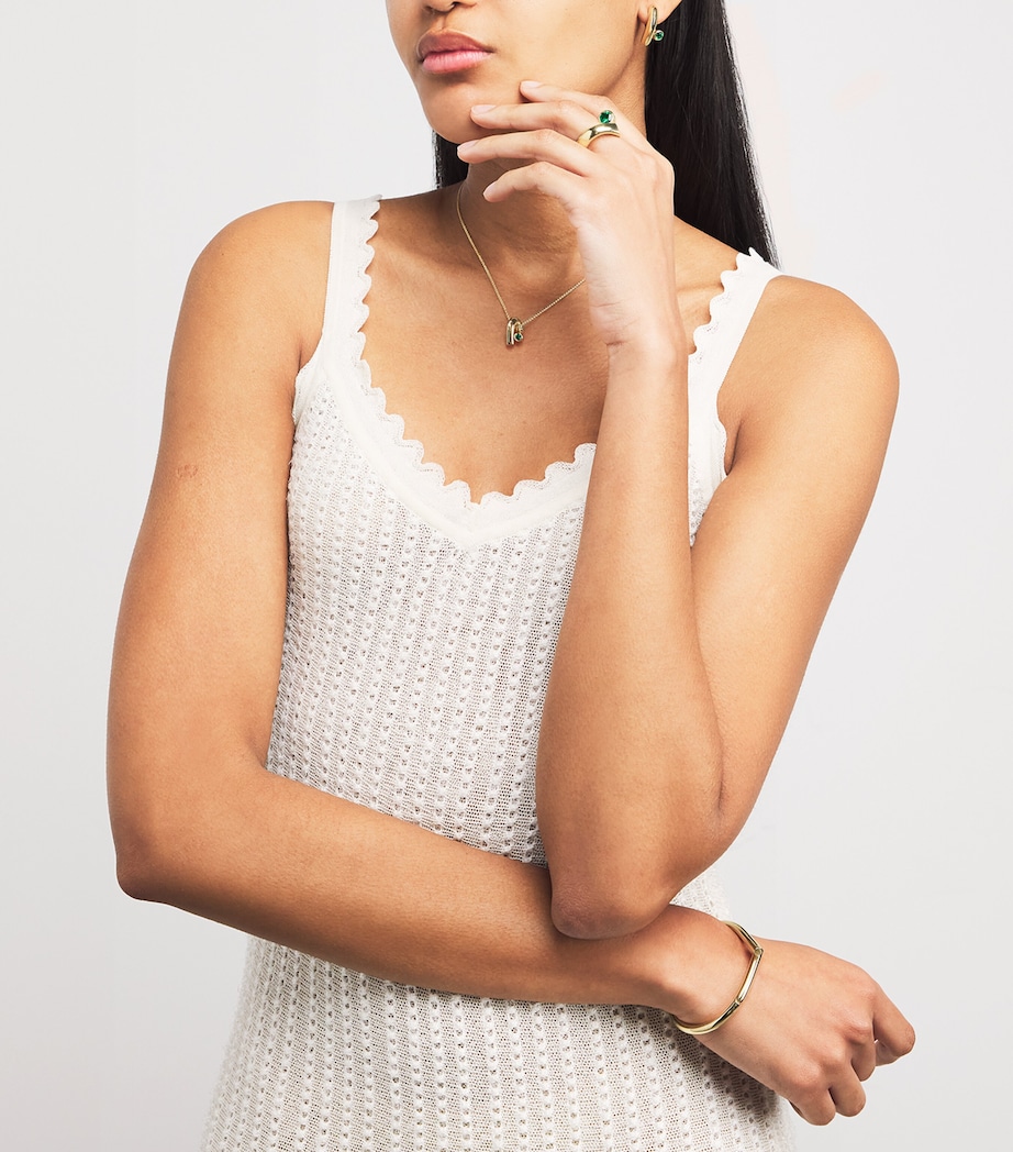 Yellow Gold and Emerald Oera Twist Ring YELLOW GOLD Image 5