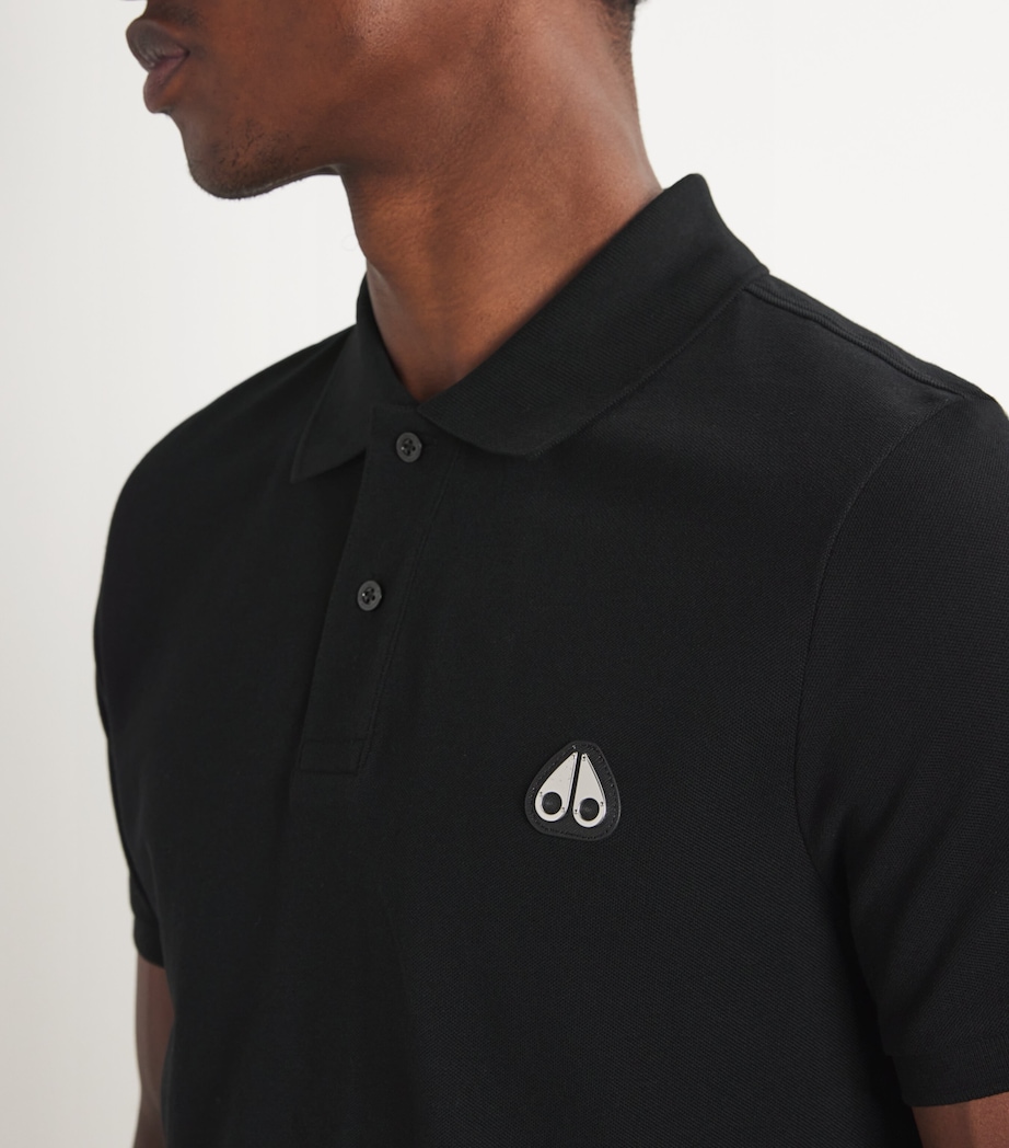 Logo Polo Shirt 292 - BLACK Image 6