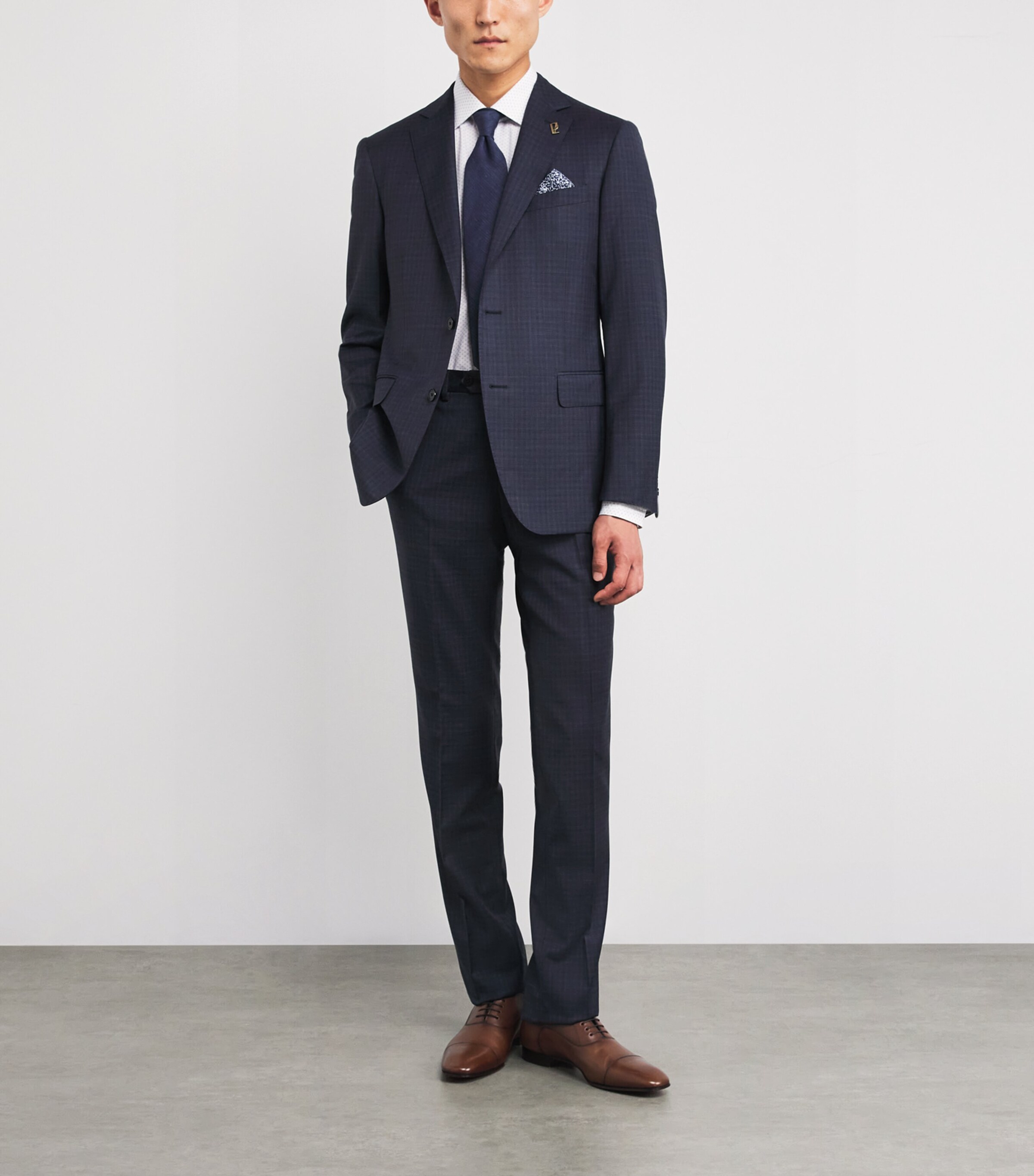 Cotton Polka Dot Shirt 03 LIGHT BLUE Image 2