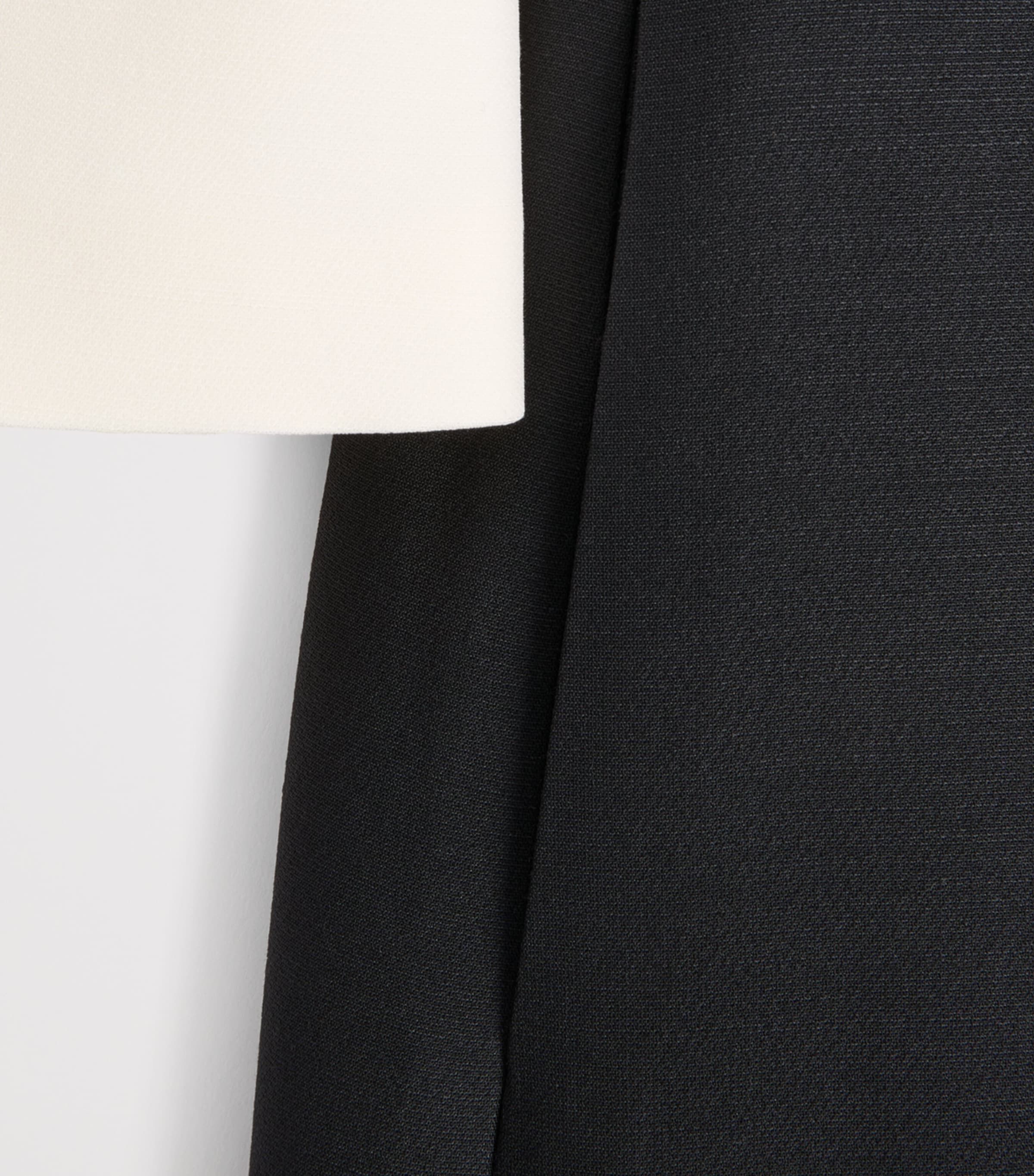 Wool-Silk Crepe Midi Dress 0NA Image 7