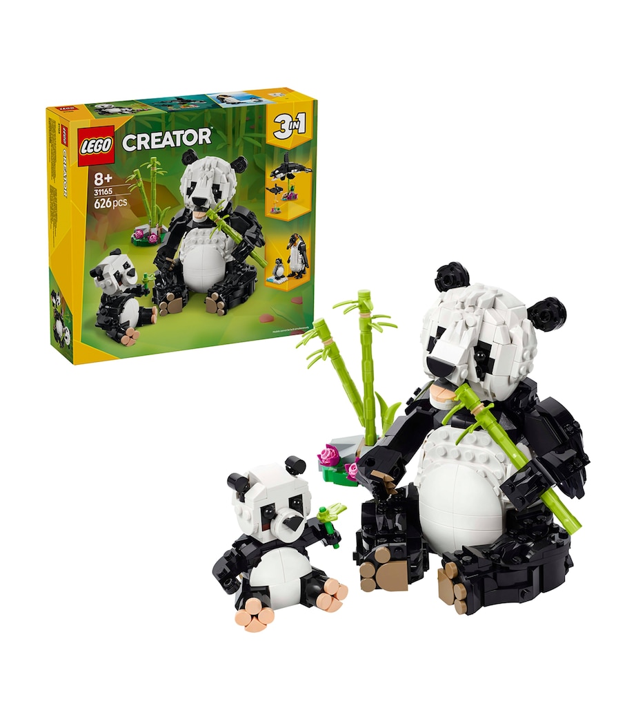 Creator 3-in-1 Wild Animals: Panda Family 31165 MULTI Image 2