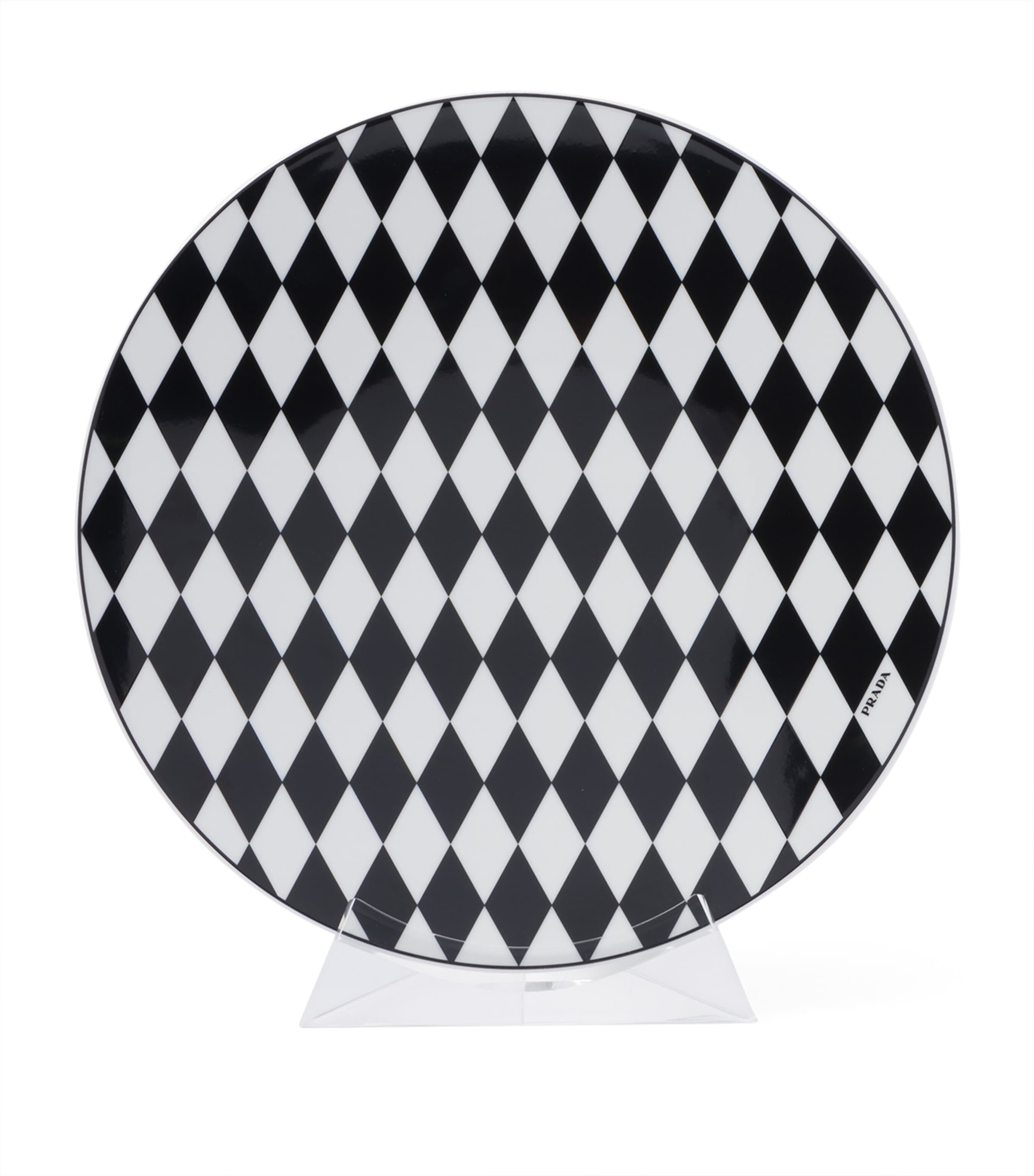 Prada Chequerboard Plate (28cm) Image 1