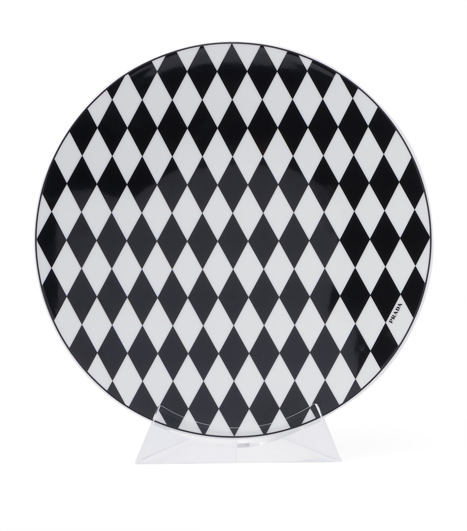 Prada Chequerboard Plate (28cm) Image 1