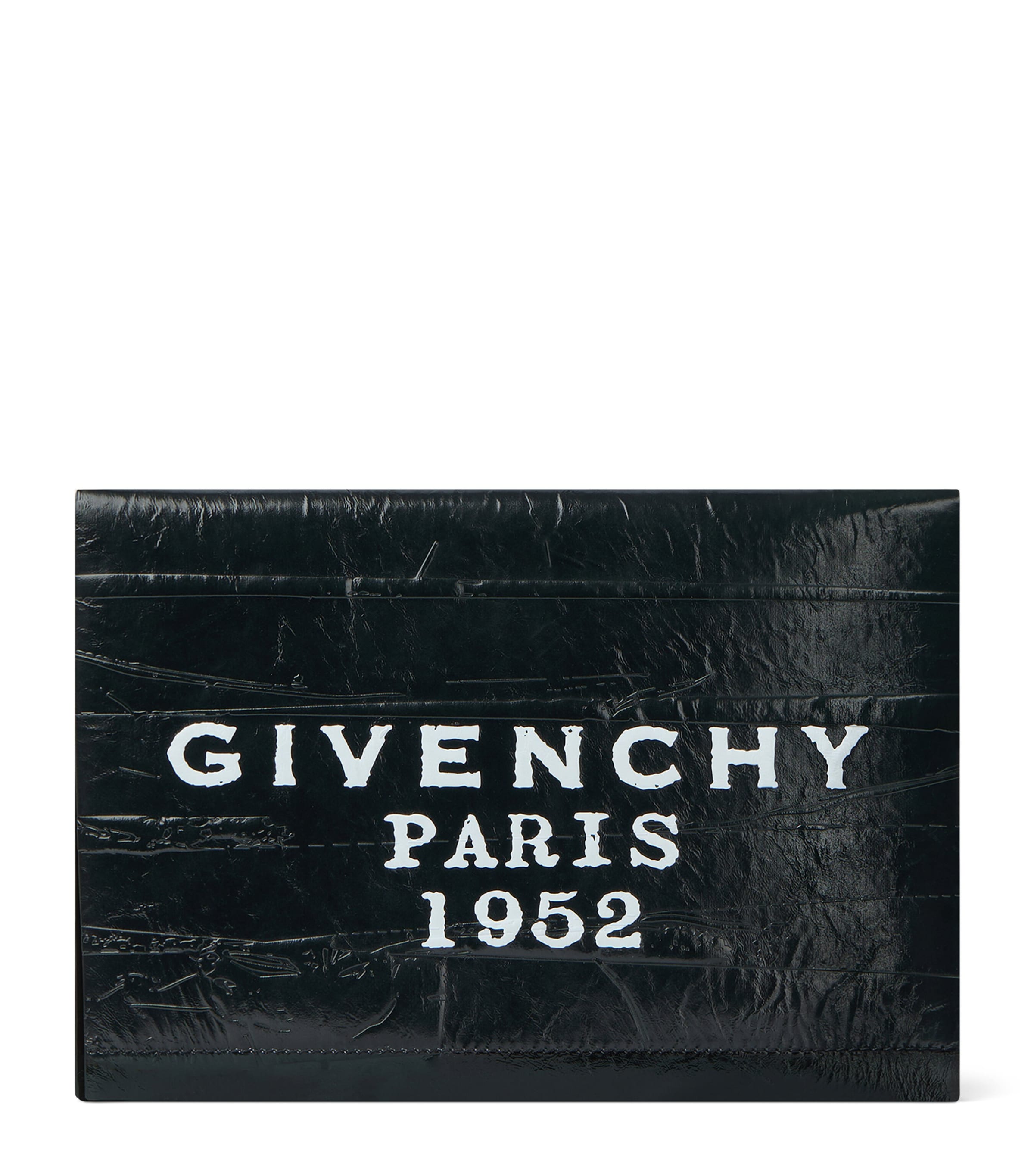 Leather Logo Pouch BLACK Image 1