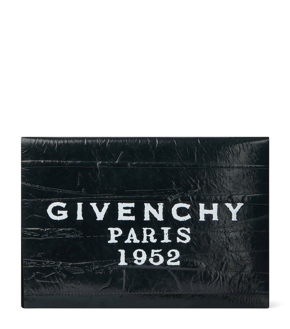 Leather Logo Pouch BLACK Image 1