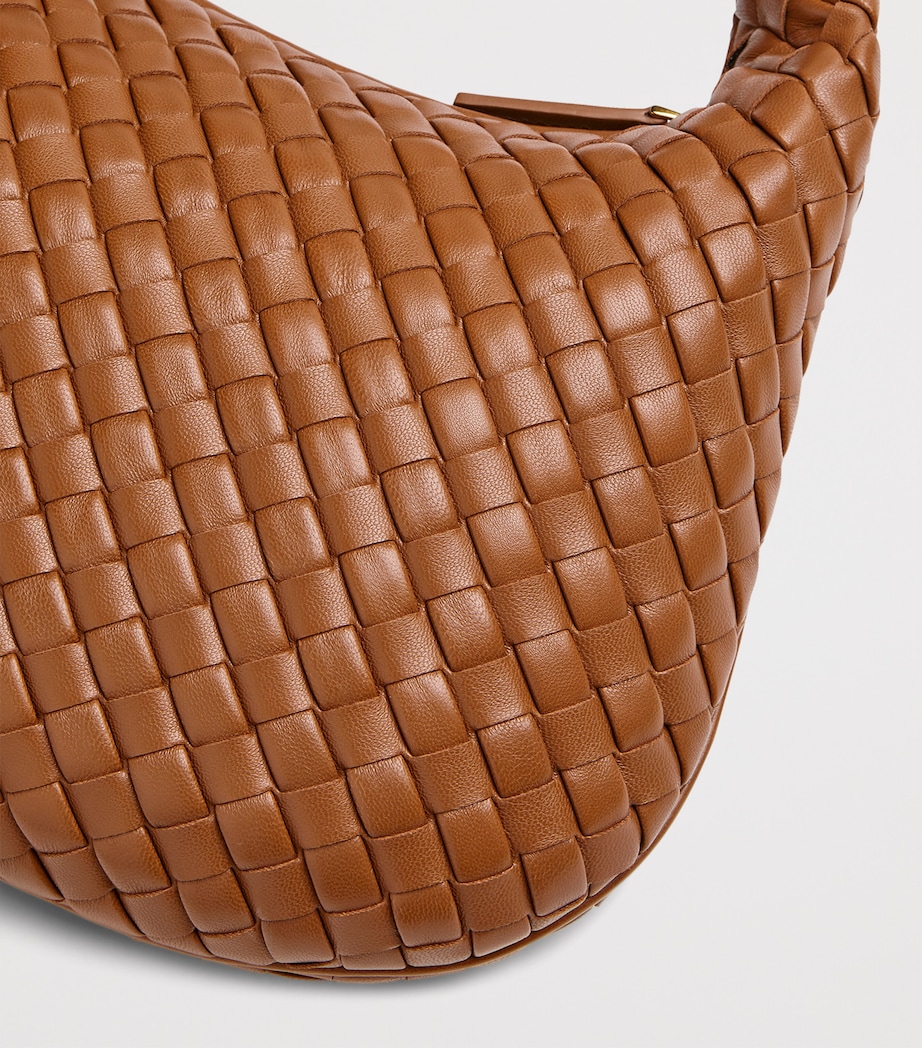 Small Intrecciato Leather Veneta Shoulder Bag 2599 Image 6