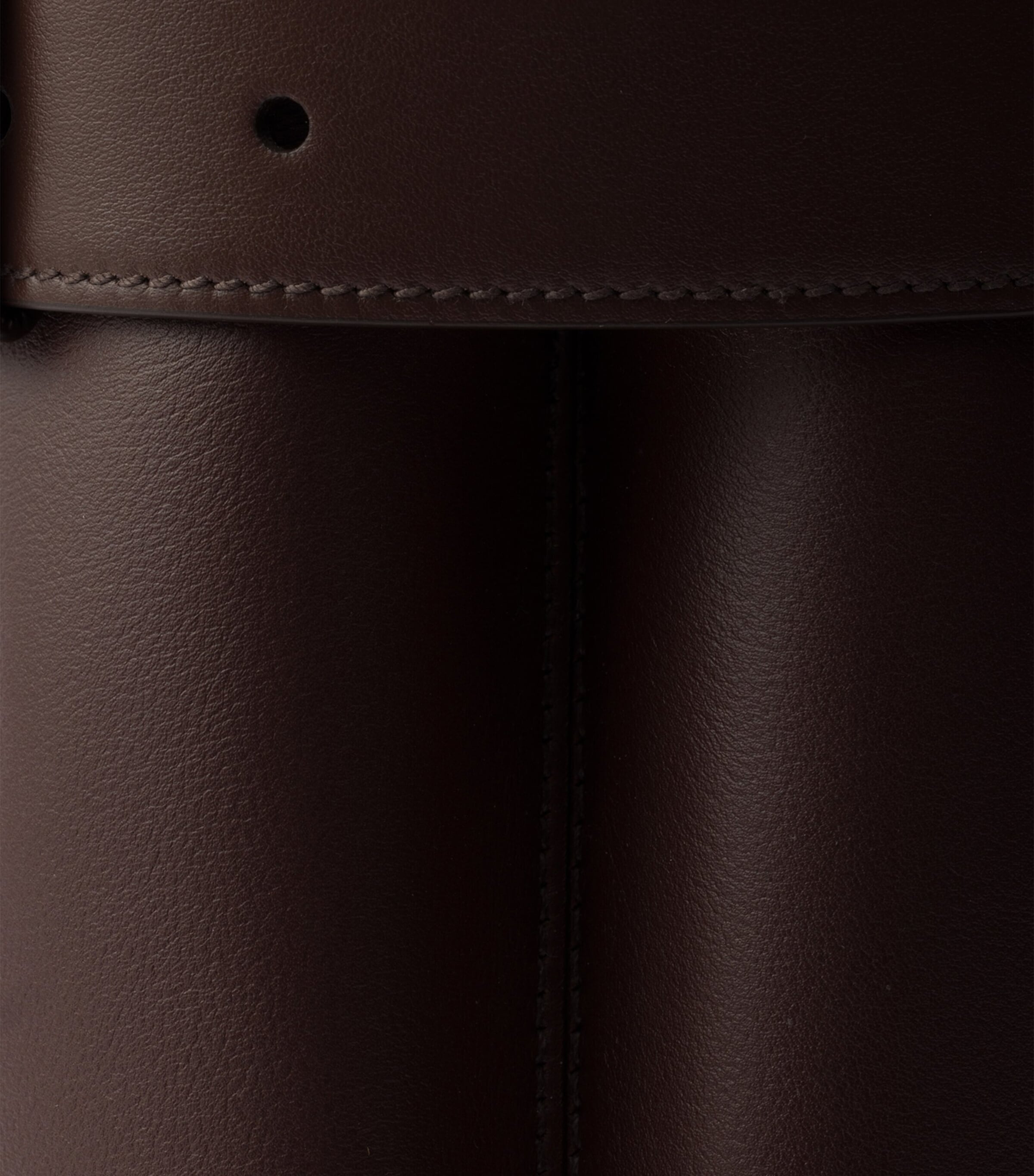 Small Leather Buckle Tote Bag F0NBL Image 5