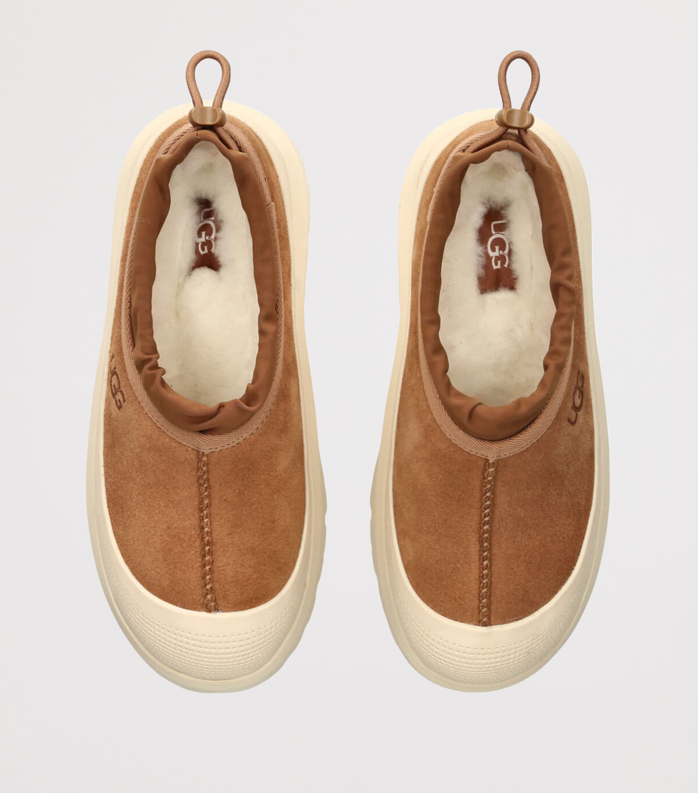 Tasman Weather Slippers CHESTNUT WHITE Image 4