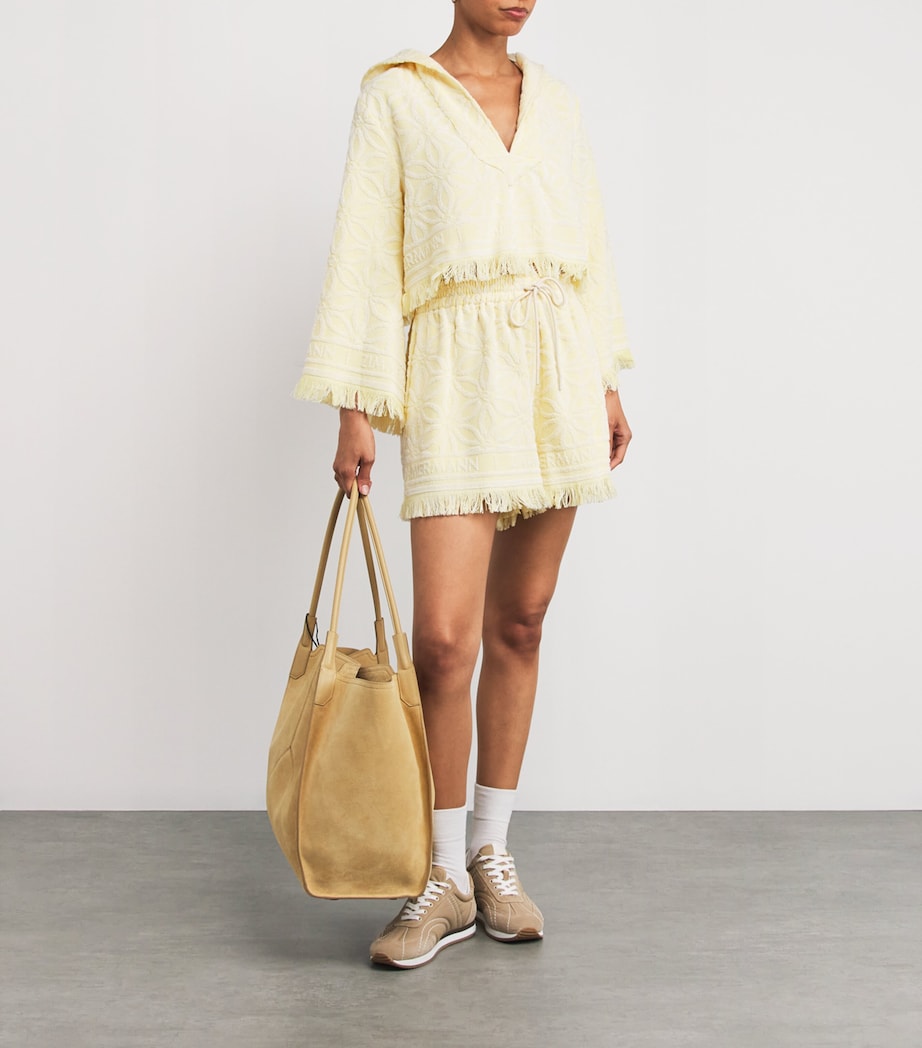 Cotton Towelling Coco Shorts YLWCRM/YELLOW/CREAM Image 2