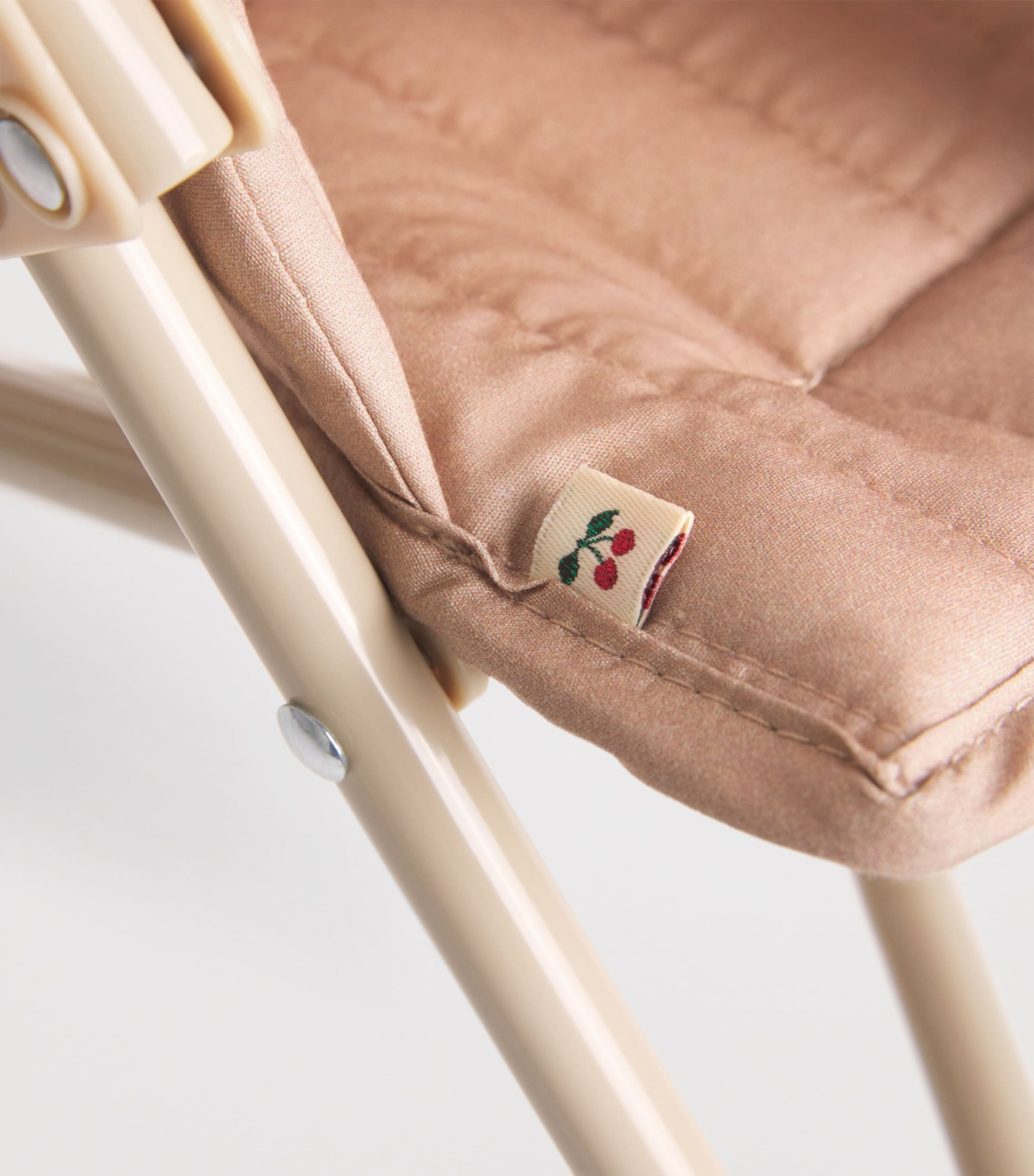 KONGES SLOJD Cherry Print Doll Stroller Blush Image 4