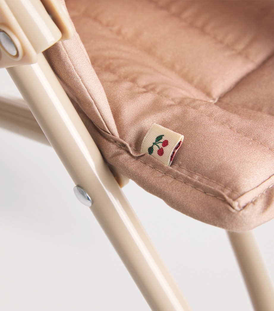 KONGES SLOJD Cherry Print Doll Stroller Blush Image 4