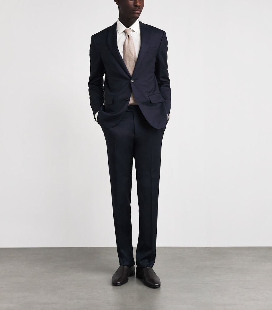 Corneliani Mens Cotton Evening Shirt White Image 2