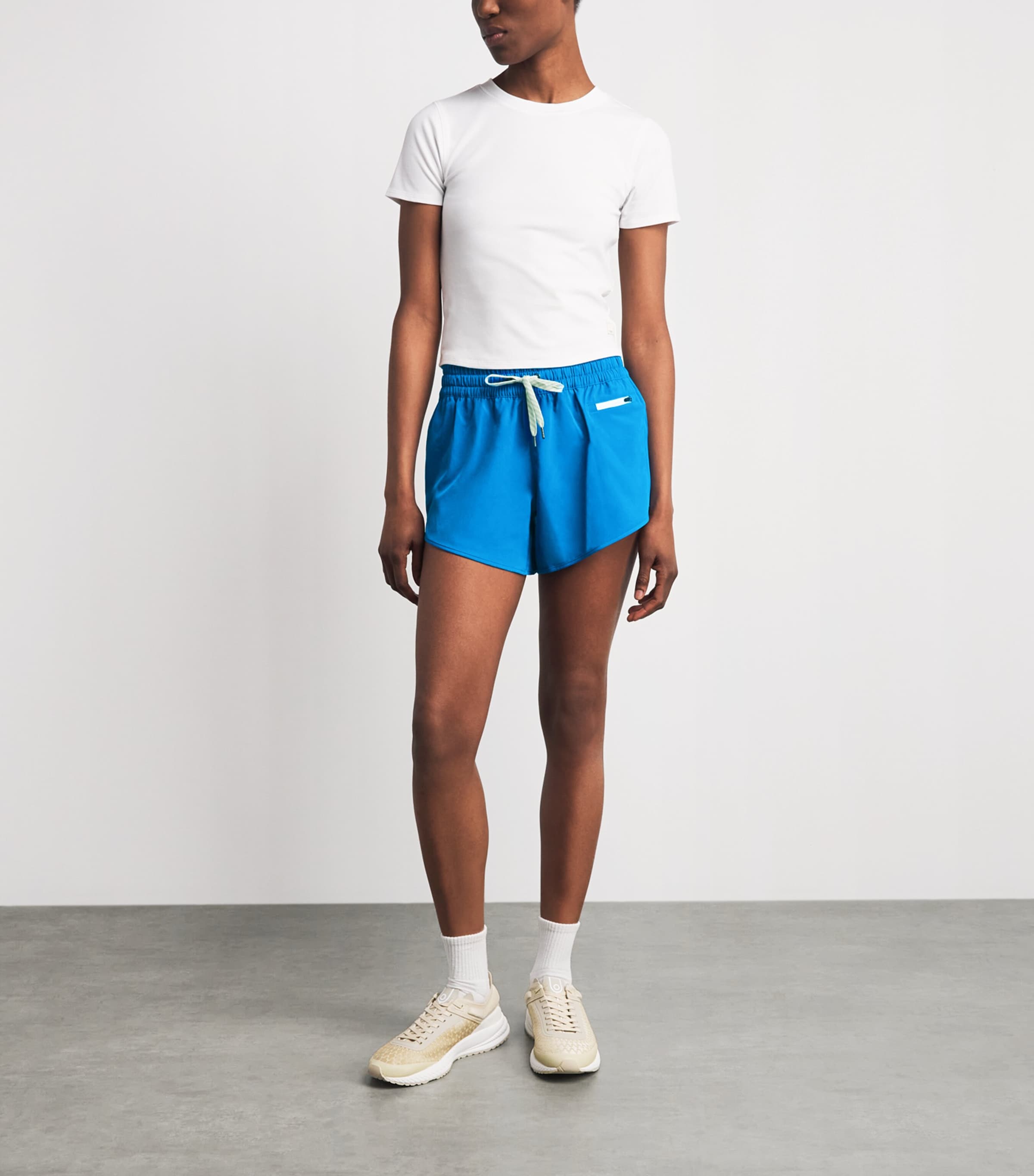 VUORI Womens Clementine Drawstring Shorts Reb Regatta Blue Image 2
