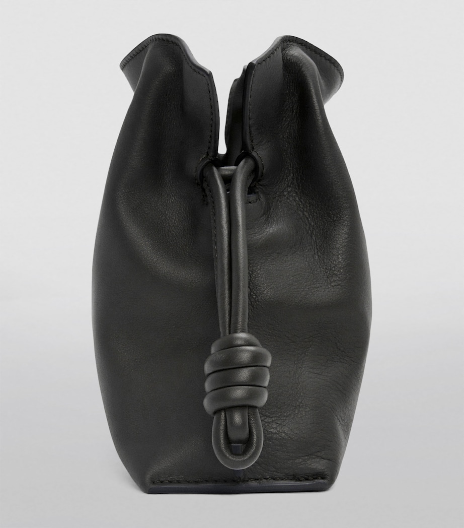 Mini Leather Flamenco Purse BLACK Image 2