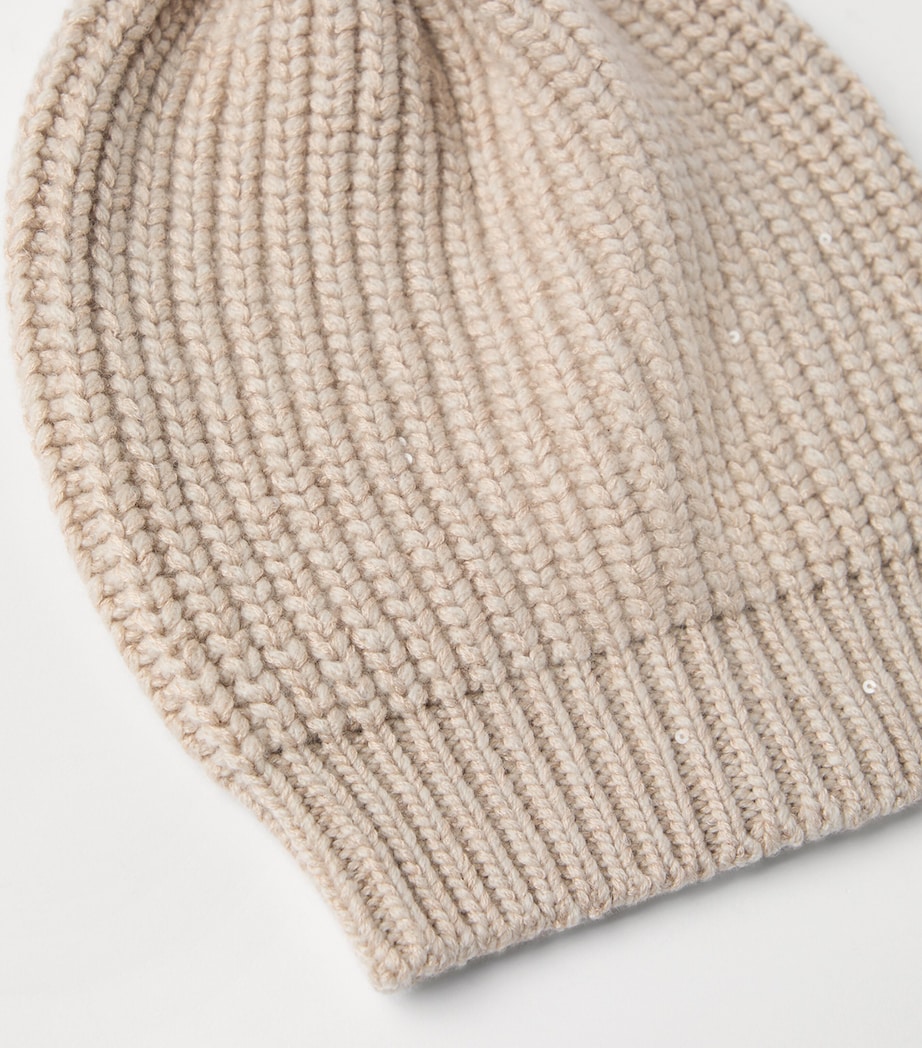 Cashmere-Silk Embellished Beanie C9504 Image 3