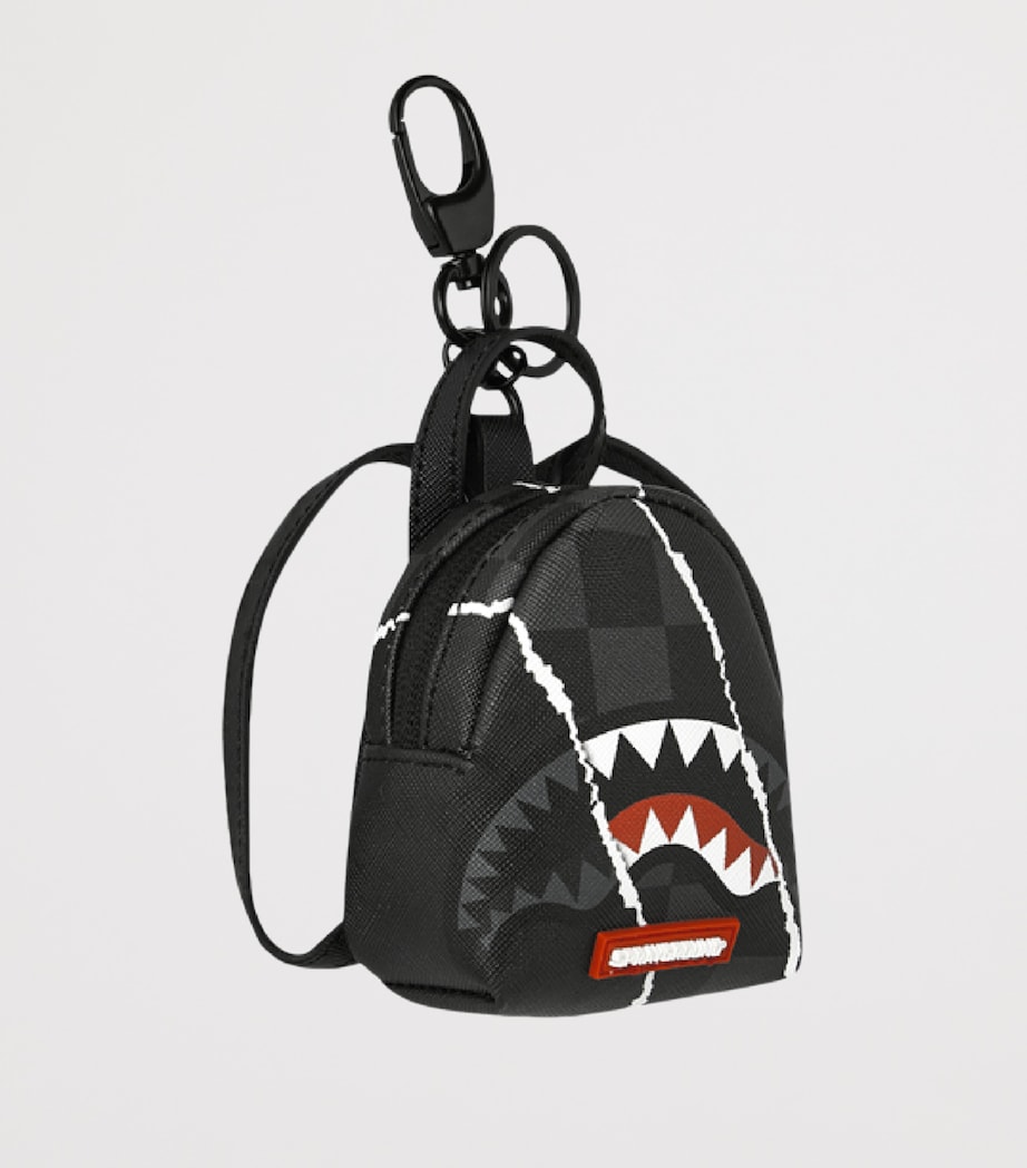 Sprayground Centre Rip Revealing Grey Keyring Grey Image 2