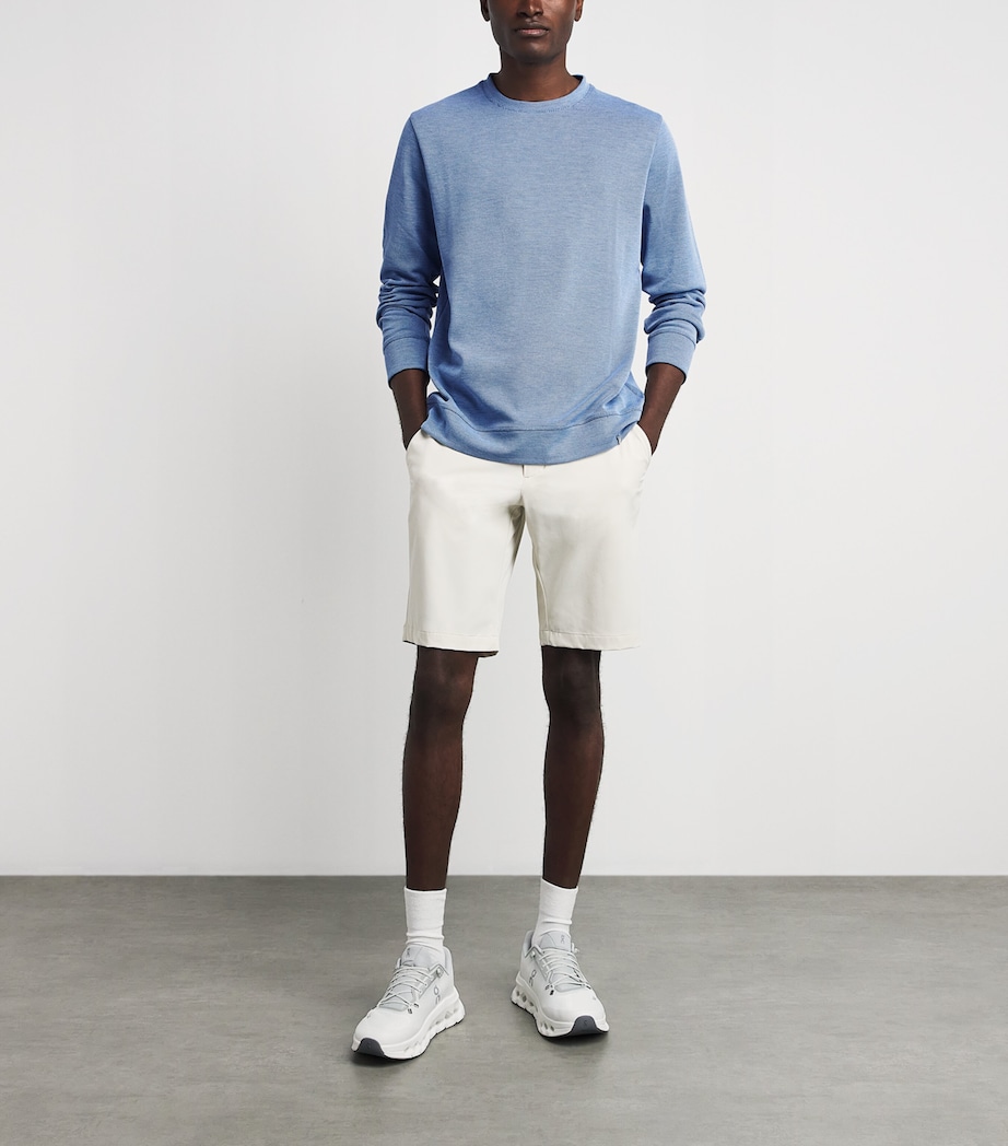 KJUS Mens Essentials Sweater Vpor Blu/atlanta Blu Image 2