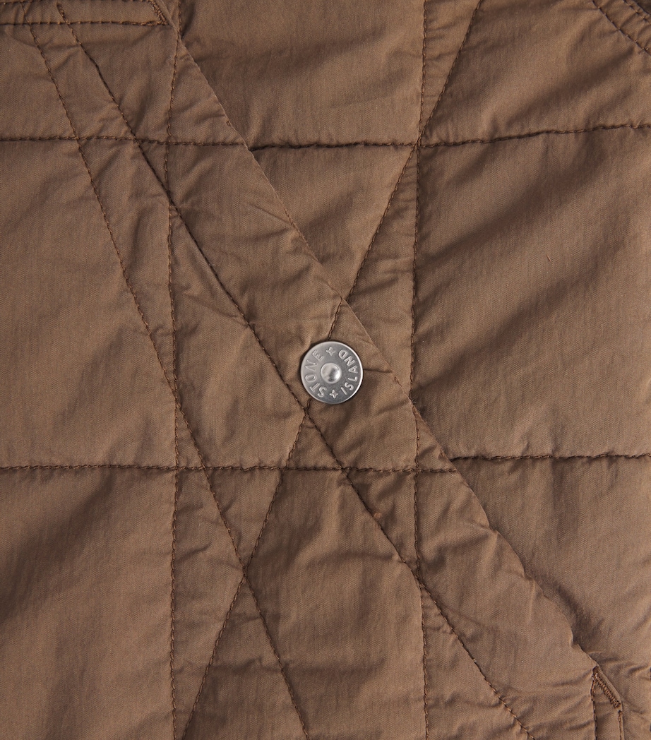 Cotton-Blend Quilted Jacket V007C Image 5