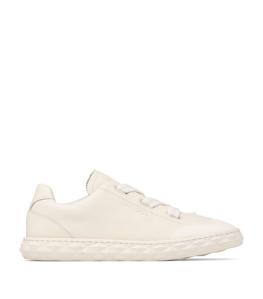 Diamond Light Flex Leather Sneakers V LATTE Image 1
