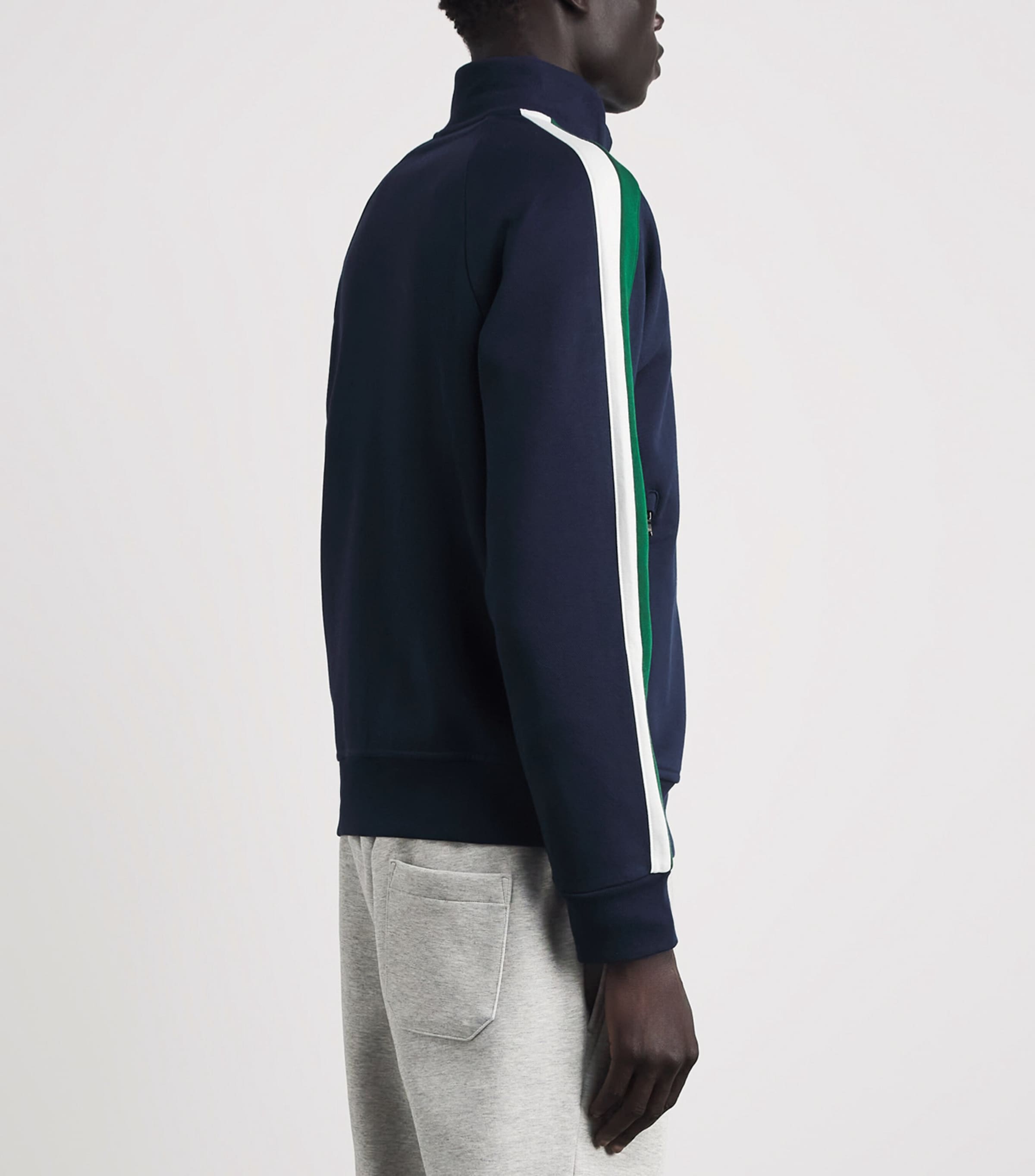 Polo Ralph Lauren Mens Double-Knit Track Jacket Newport Navy Image 5