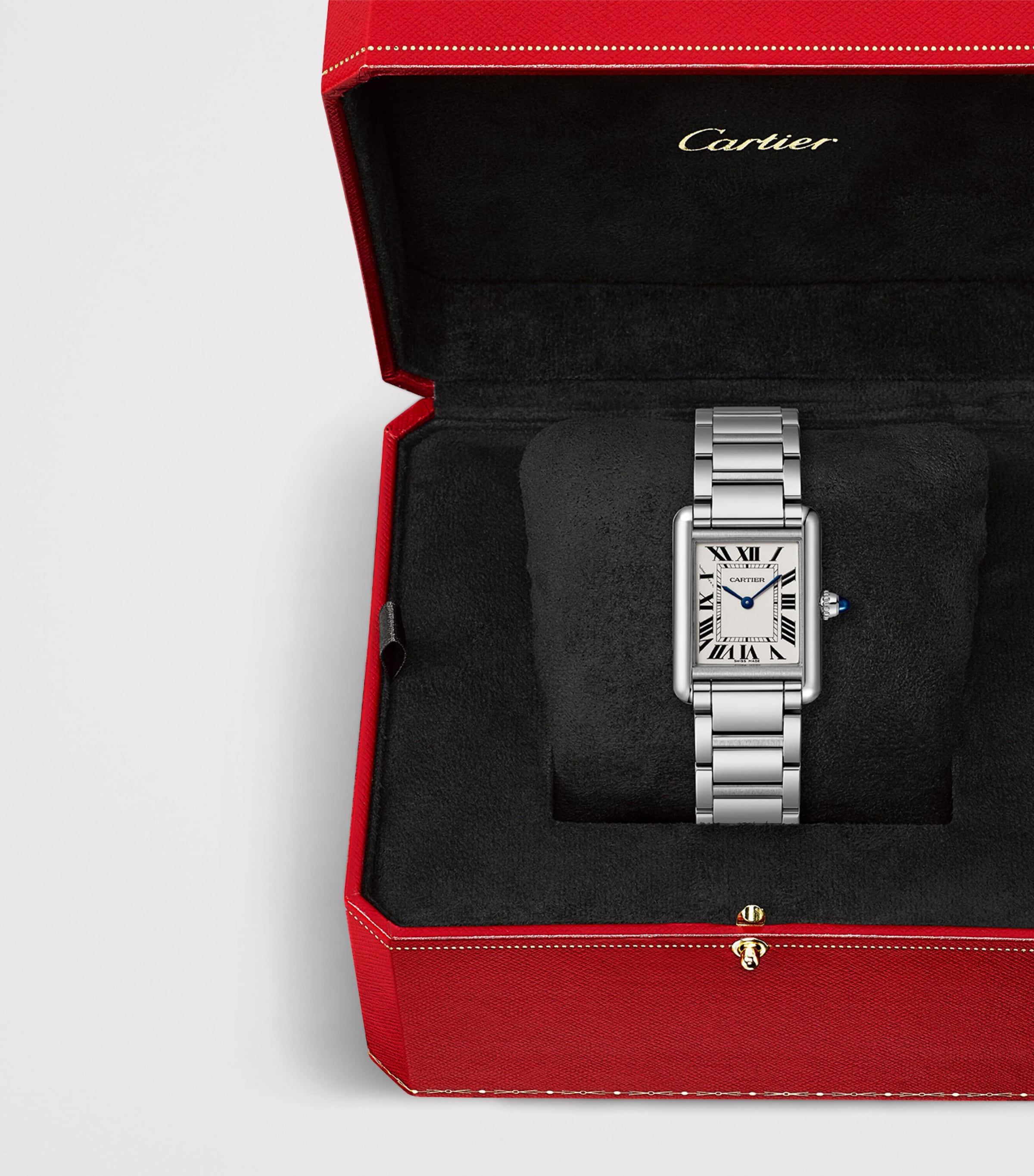 Cartier Small Steel Tank Must Watch 22mm Steel Image 9
