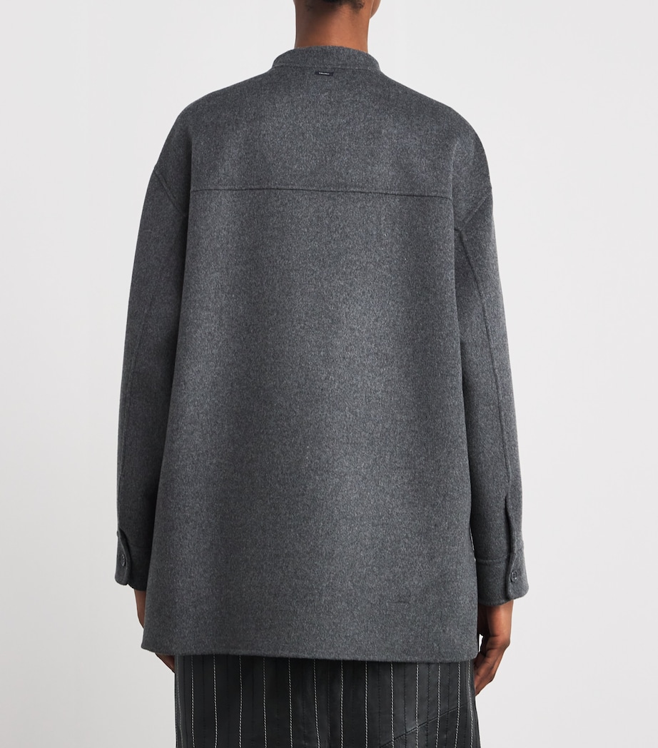 Virgin Wool Jacket DARK GREY Image 4