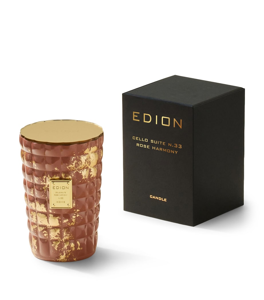 EDION No.33 Cello Suite Rose Harmony Candle (500g) Clear Image 2